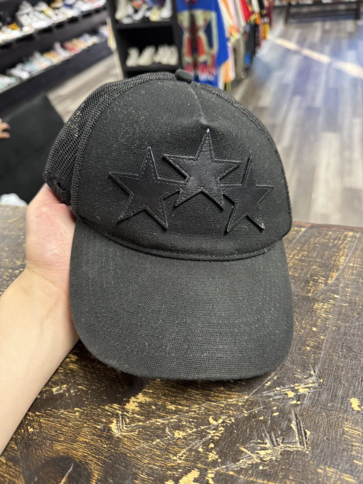 帽子 AMIRI 24SS star patch CAP AMIRI star-patch Hat | Black | FARFETCH