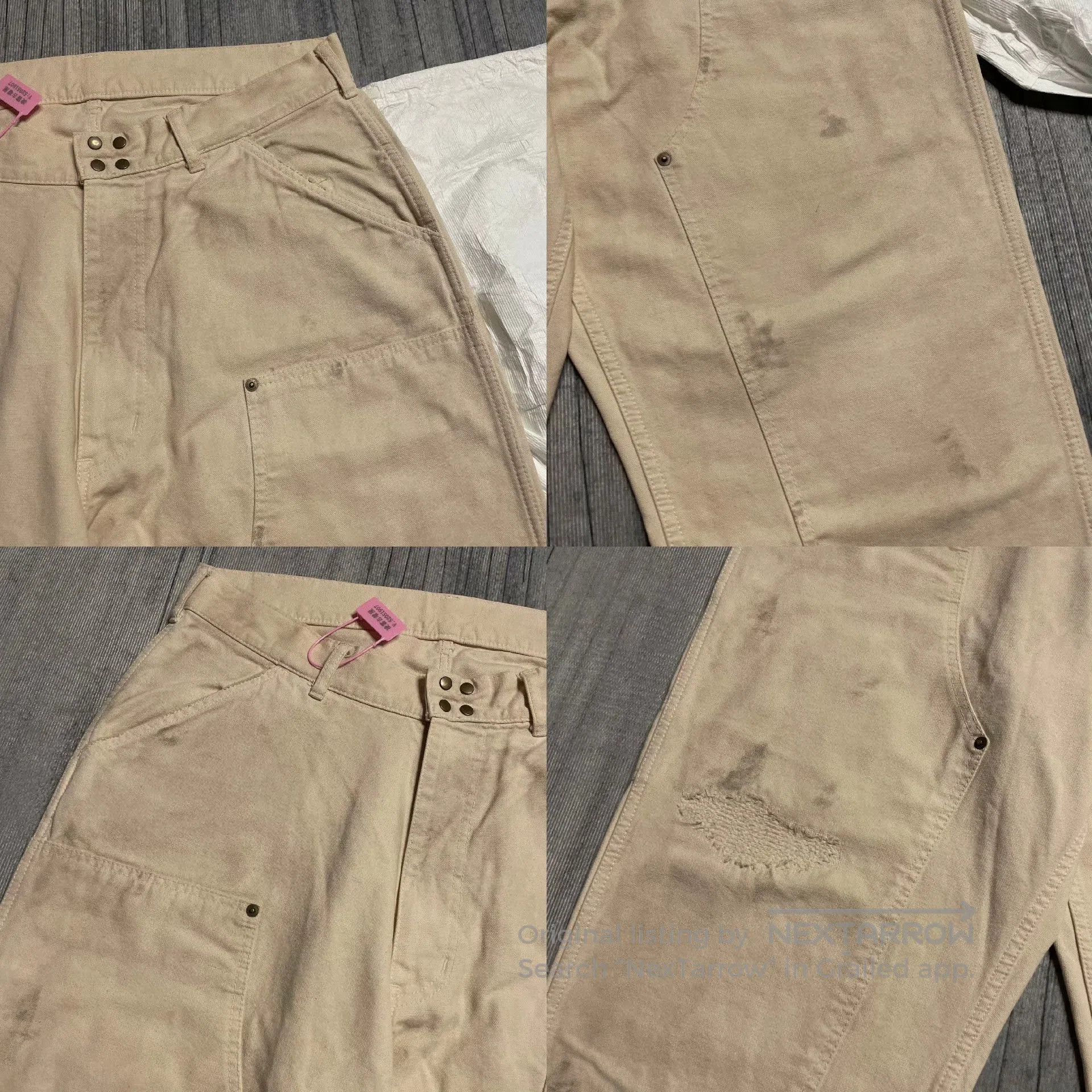 Madness MADNESS 20SS Washed Distressed Cargo Pants. Size US 30 / EU 46 - 3 Thumbnail