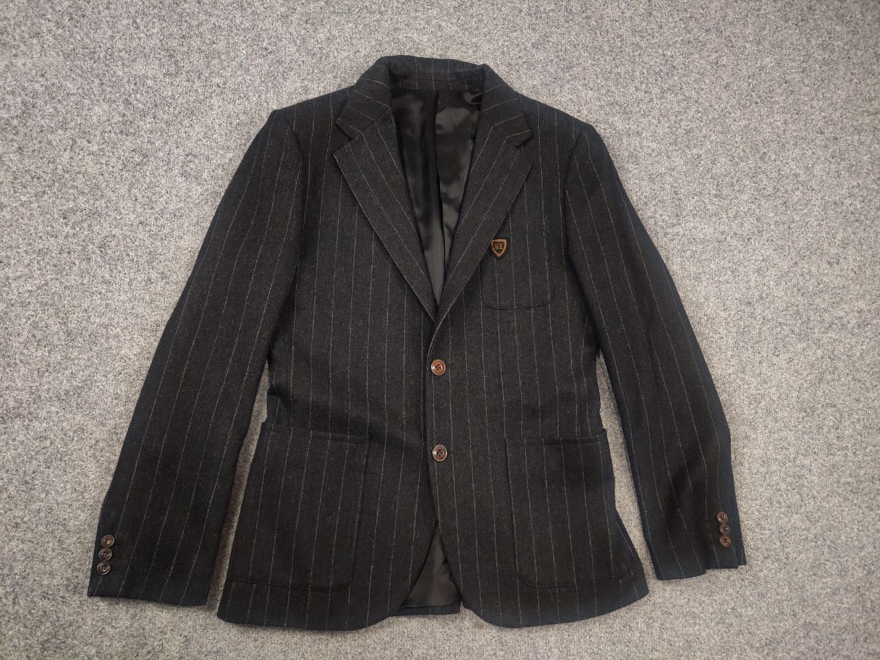 Polo Ralph Lauren Polo Ralph Lauren Wool Pin Stripe Blazer Jacket Vintage RRL Size US M / EU 48-50 / 2 - 2 Thumbnail