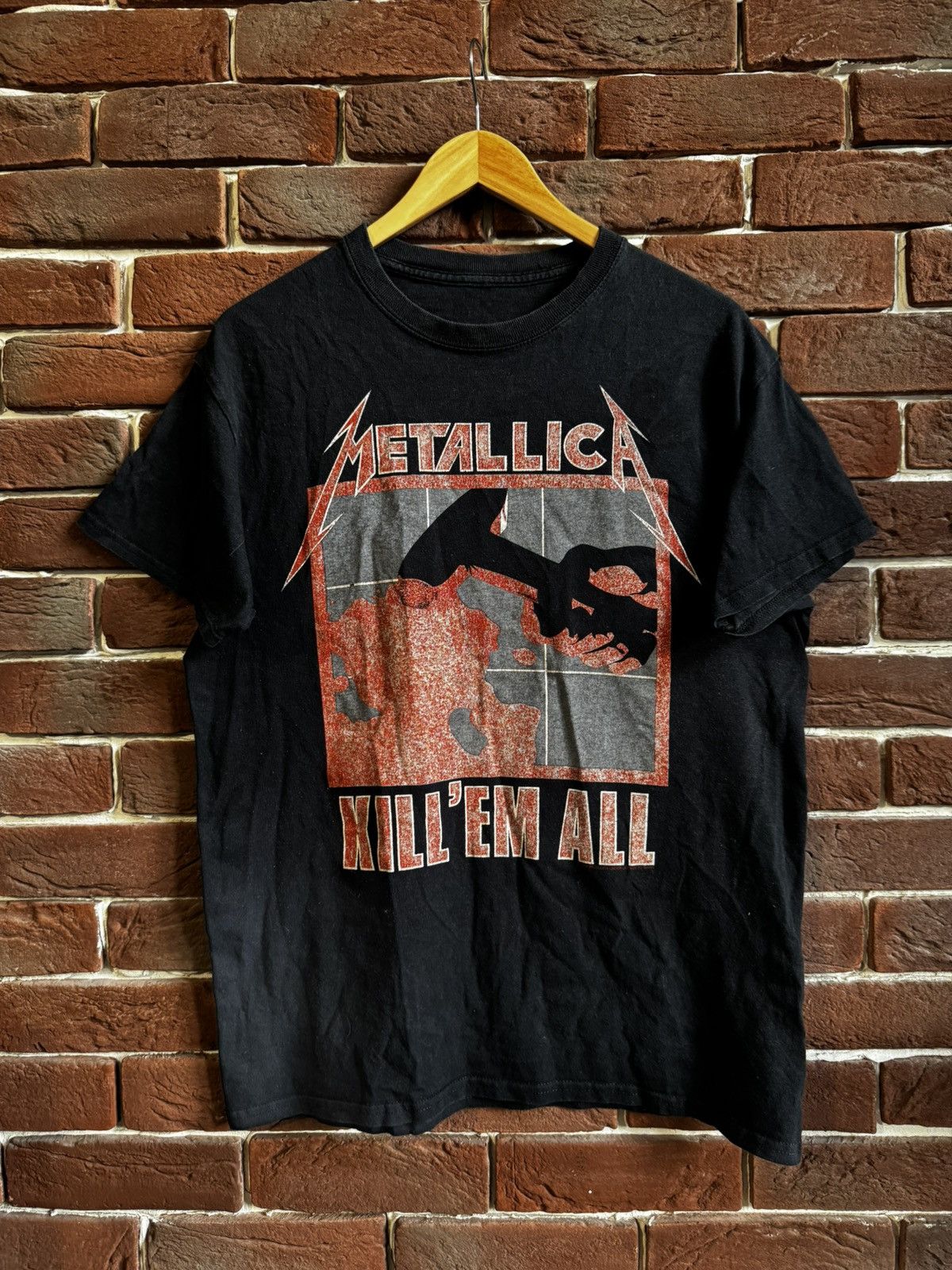 Metallica Vintage Band Tee Kill Em All Metal M Tshirt Black