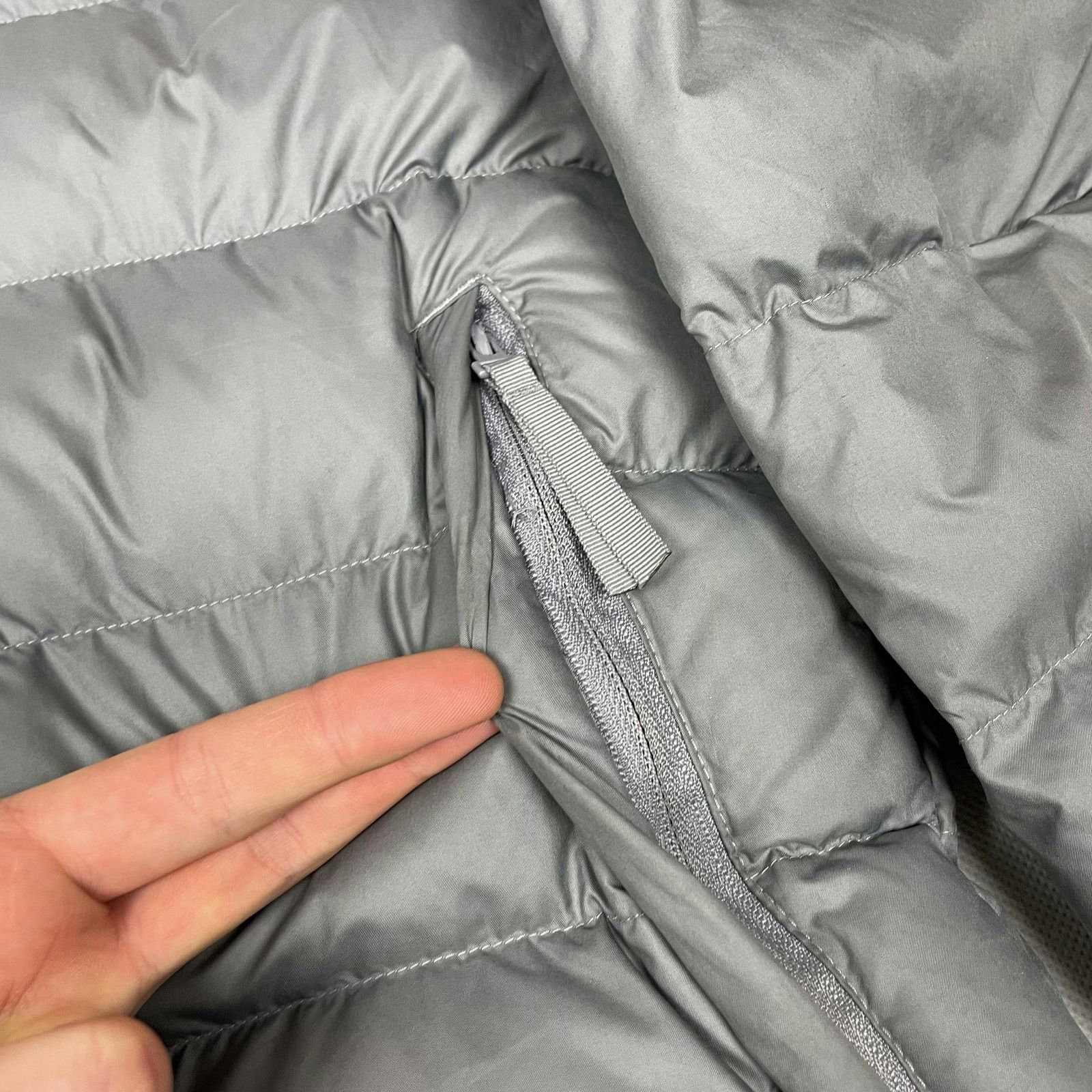 Adidas Adidas Men Gray Long Sleeve Full Zip Hooded Puffer Jacket S Size US S / EU 44-46 / 1 - 6 Thumbnail