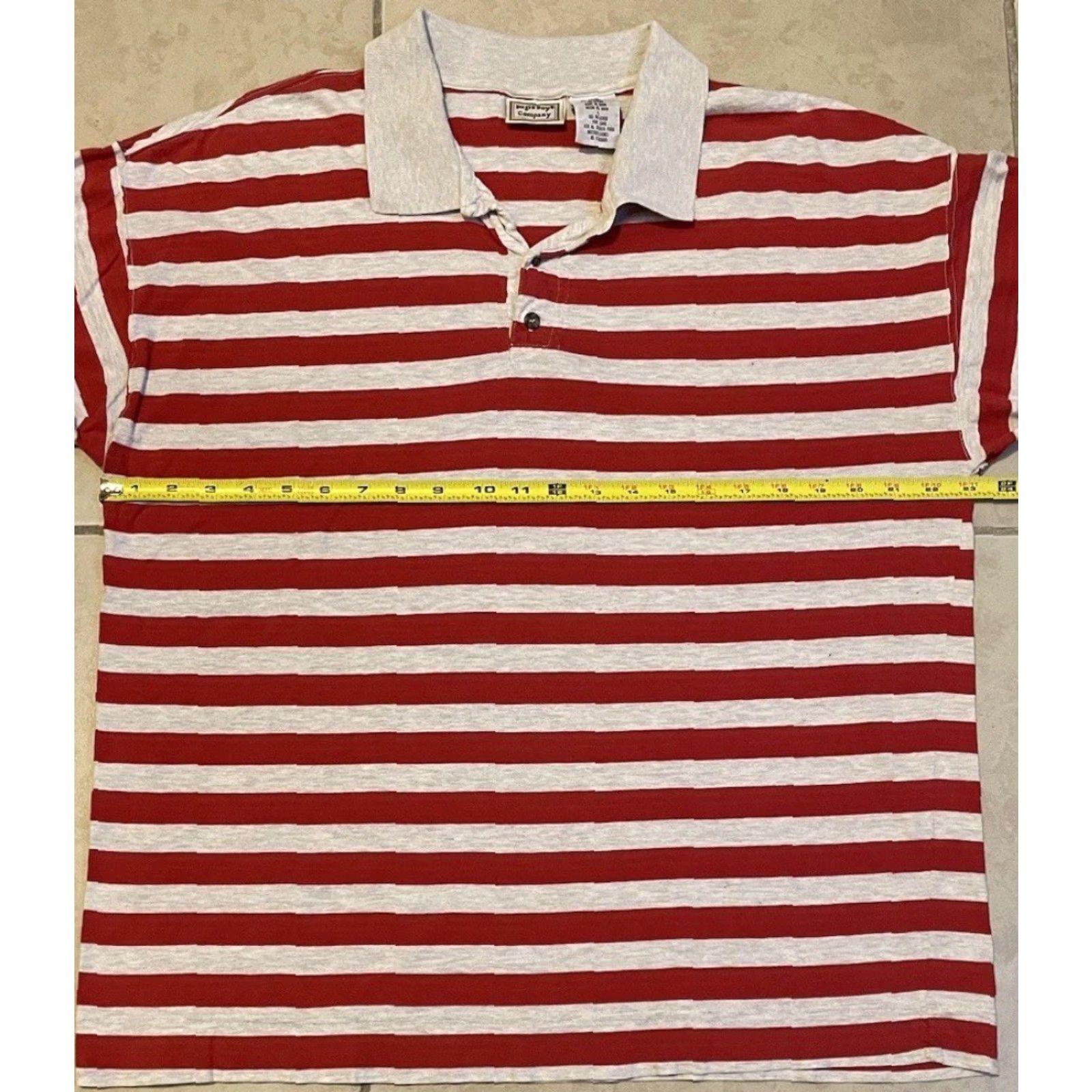 Quiksilver VINTAGE Bugle Boy Striped Polo Shirt M L Red Mens Polo Shirt 90s Grunge Surf Skate Vaporwave Gotcha Ocean Pacific California USA Vintage 90s Size US M / EU 48-50 / 2 - 5 Thumbnail