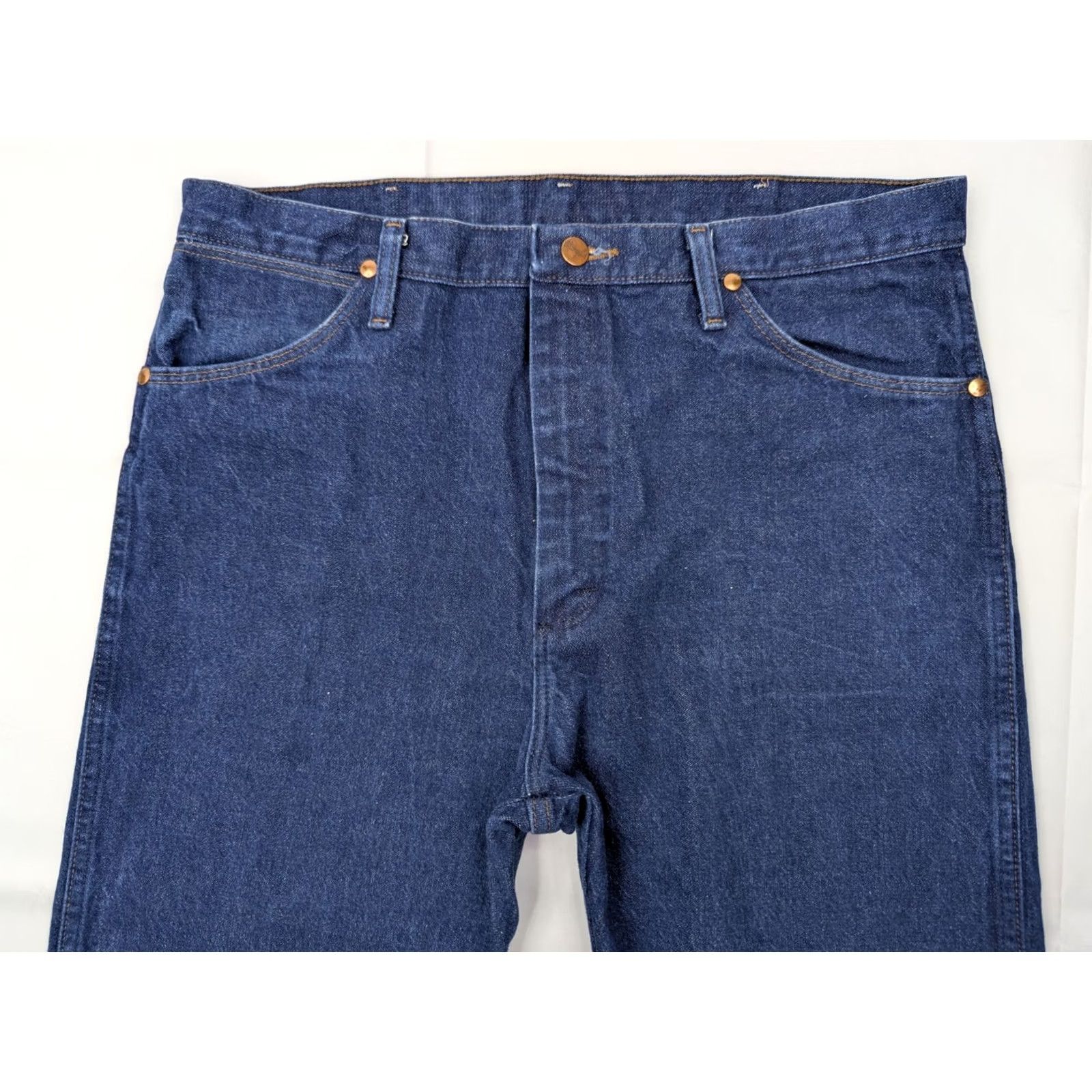 Wrangler Wrangler Jeans Men 34x34 Blue Denim Cowboy Cut Western Wear 13MWZ Size US 34 / EU 50 - 4 Thumbnail