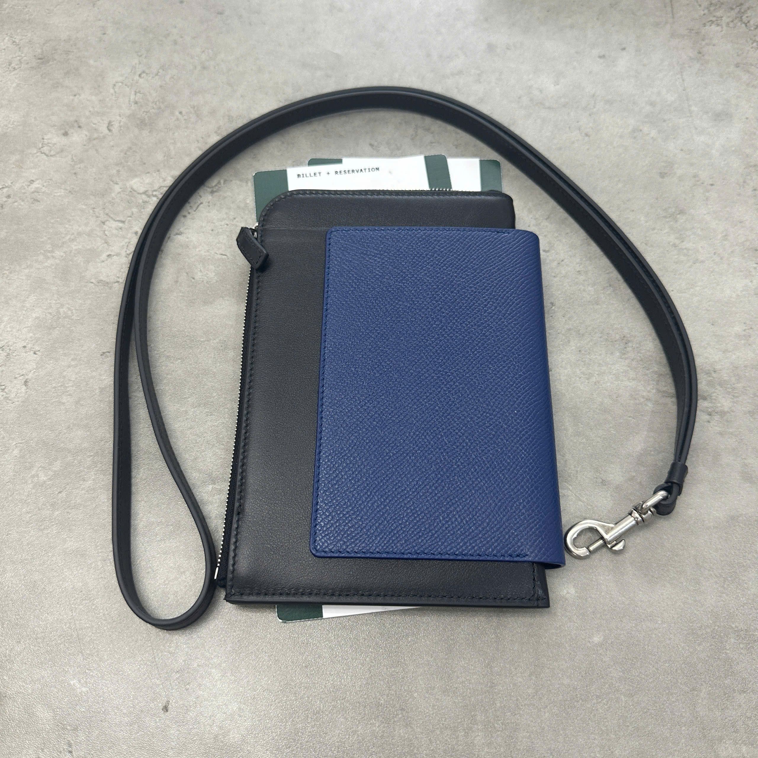 Balenciaga BALENCIAGA Men's Passport Phone Holder In Passport BLUE Size ONE SIZE - 3 Thumbnail
