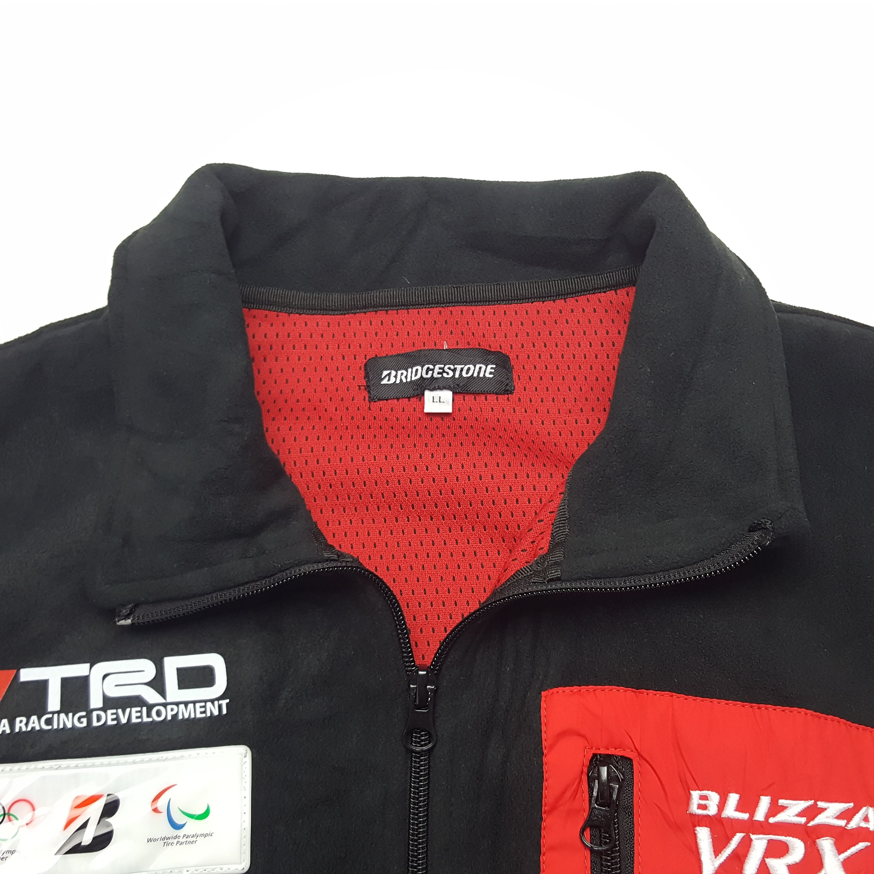 Japanese Brand × Vintage Vintage Bridgestone X TRD Toyota Racing Custom Fleece Jacket Size US M / EU 48-50 / 2 - 5 Thumbnail