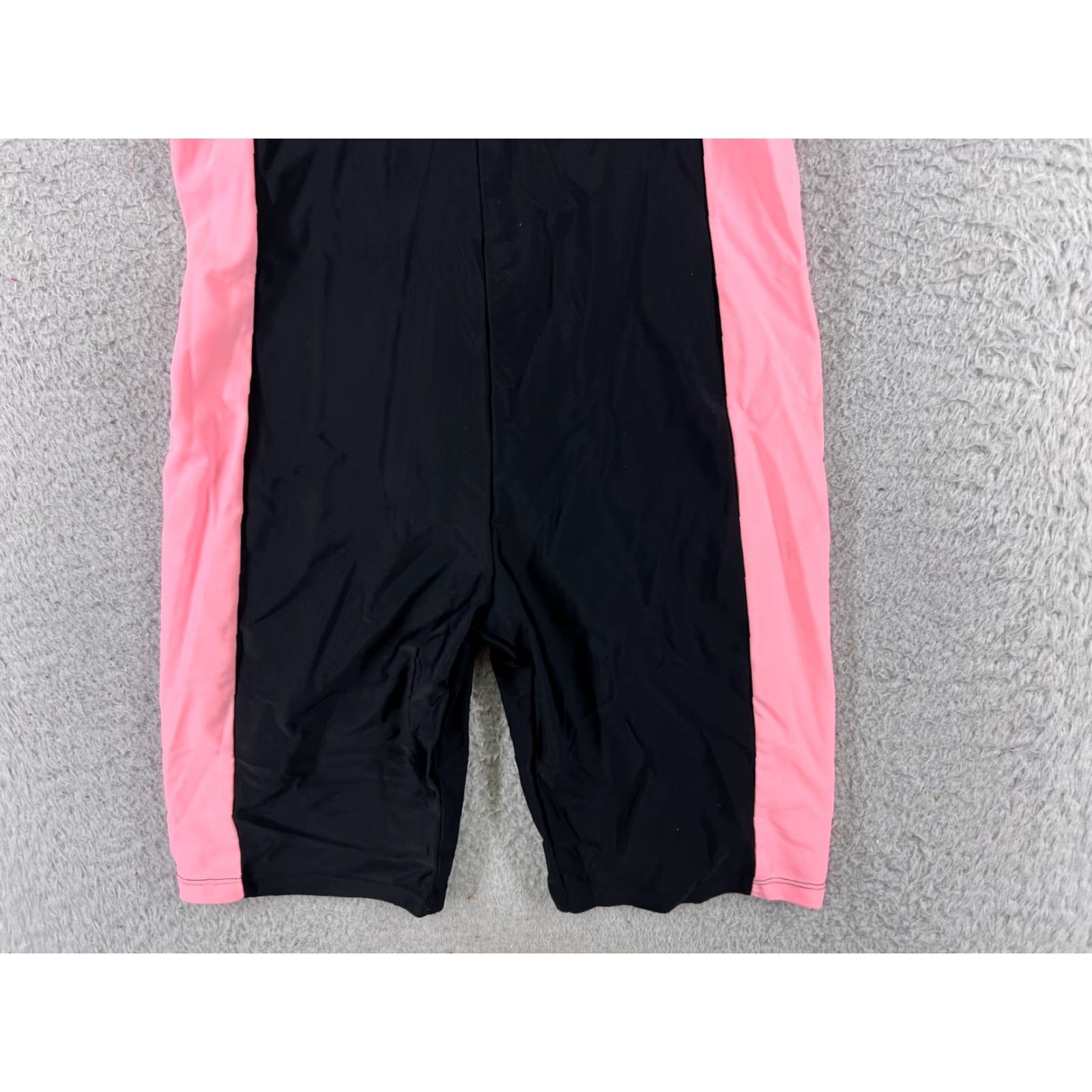 Vintage Swimsuit Womens XL Pink Short Sleeve One Piece Sports Surfing - Unbranded Navy? No, Pink. Wait. Size 40" / US 18 - 5 Thumbnail