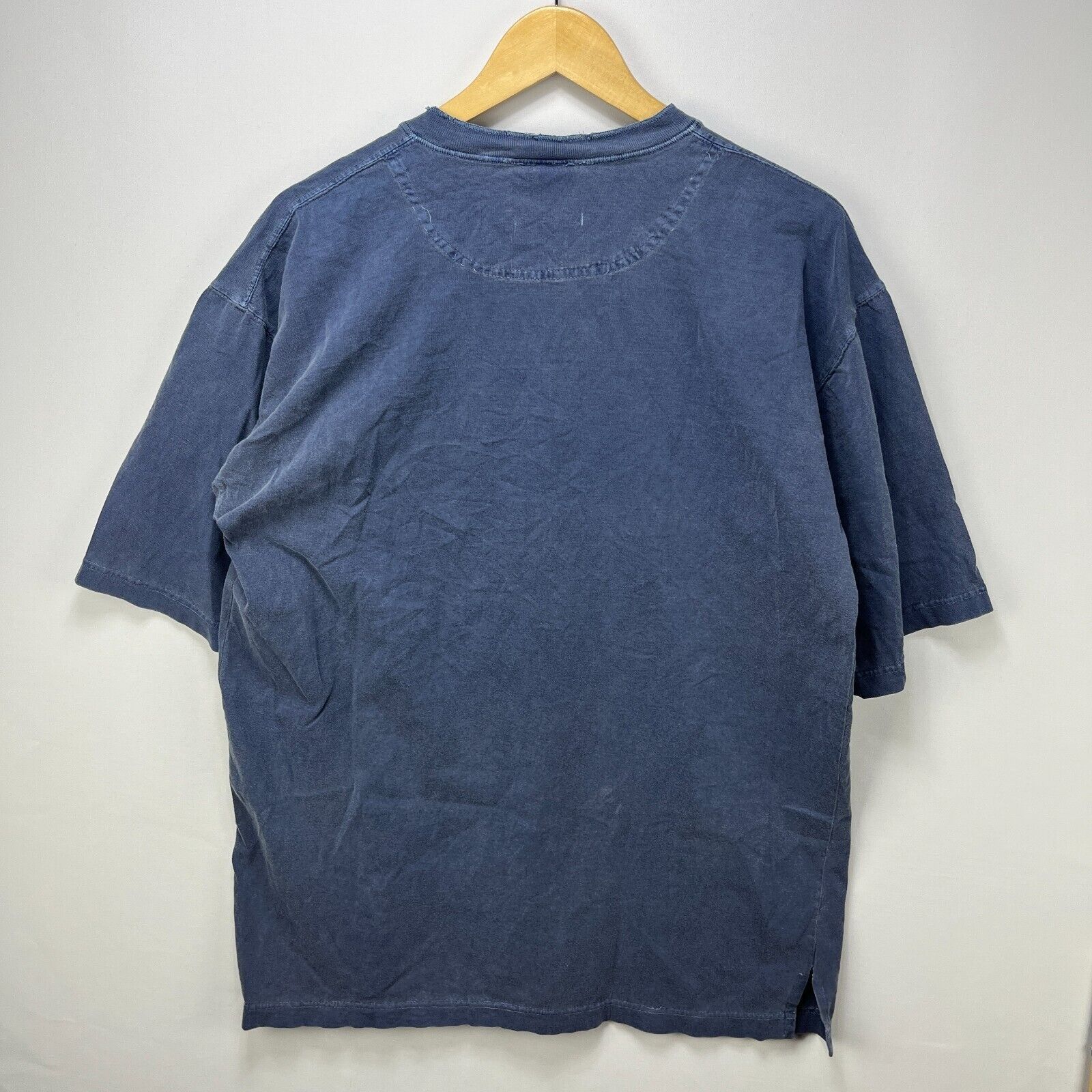 American Eagle Outfitters × Vintage Vintage 90s American Eagle Sun Faded Blank HenleyShirt Large Size US L / EU 52-54 / 3 - 8 Thumbnail