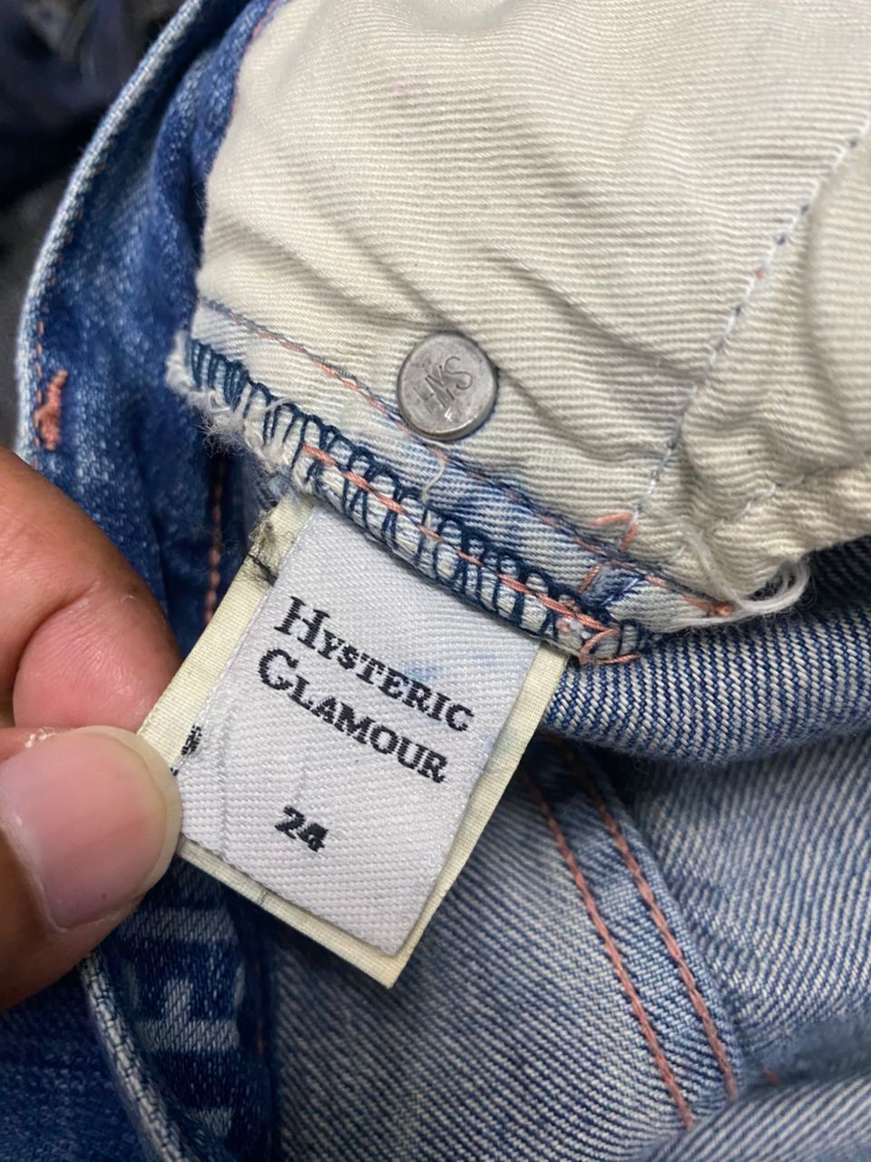 Hysteric Glamour 💥BEST OFFER💥HYSTERIC GLAMOUR SELVEGDE PUNK WOMEN DENIM Size 26" / US 2 / IT 38 - 13 Thumbnail