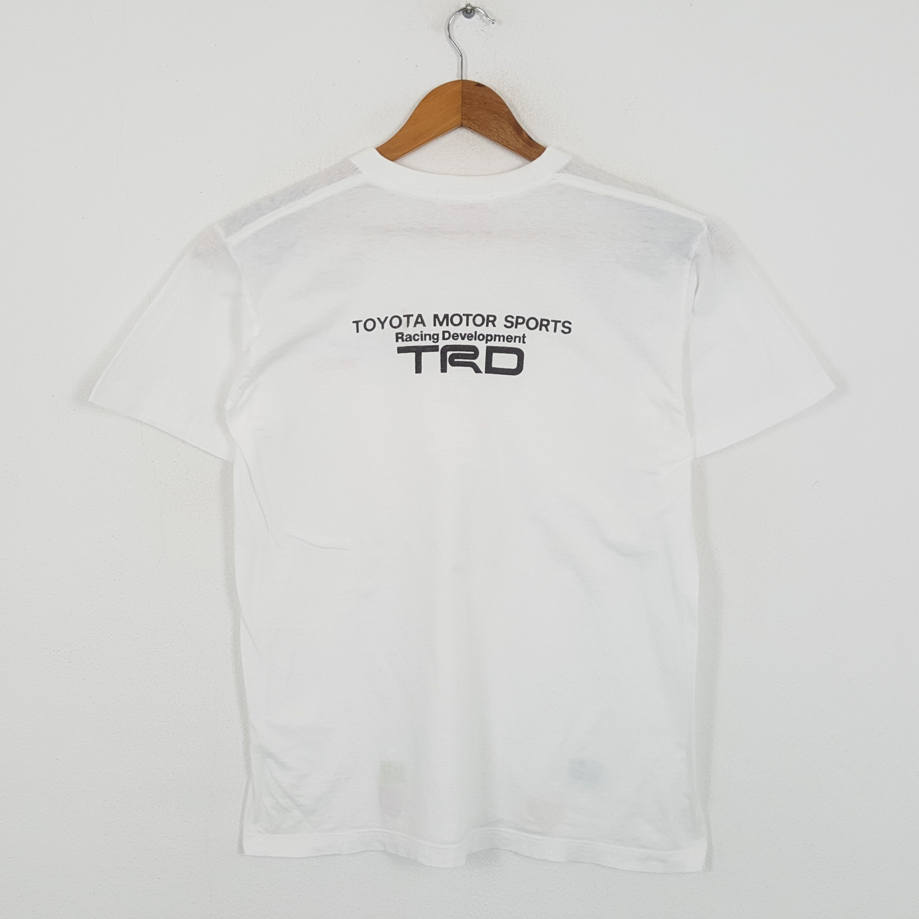 Vintage Vintage TRD TOYOTA MOTOR SPORTS Japanese Racing Team T-Shirt Size US L / EU 52-54 / 3 - 1 Thumbnail
