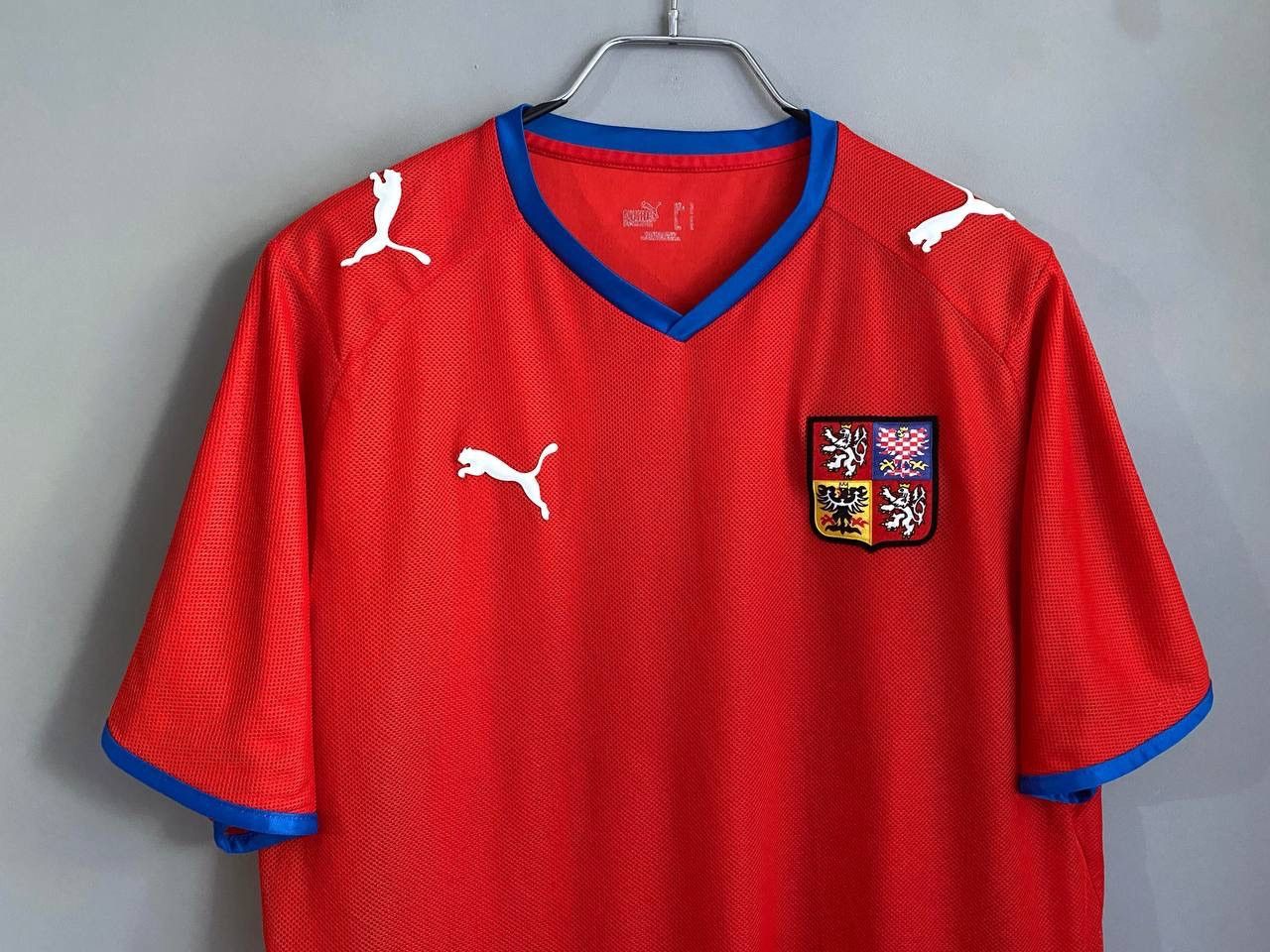 Puma Czech Republic National Team 2008/09 Home Soccer Jersey XL Size US XL / EU 56 / 4 - 3 Thumbnail