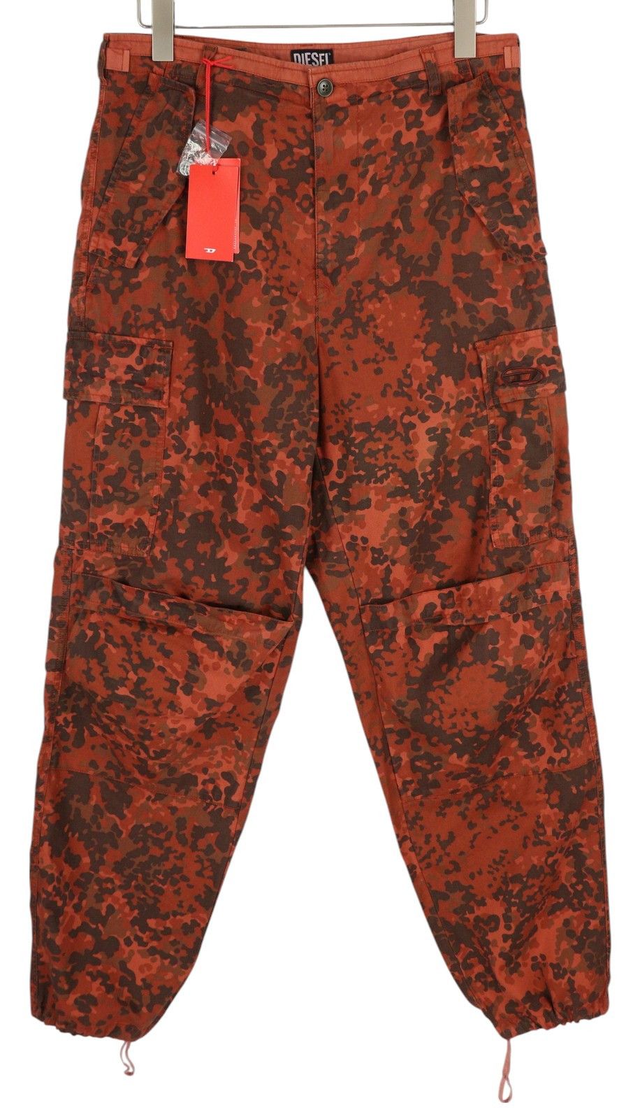 Diesel P-ATLAN-PAT W32 Orange Camouflage Multi-Pocket 85387 Size US 32 / EU 48 - 1 Thumbnail