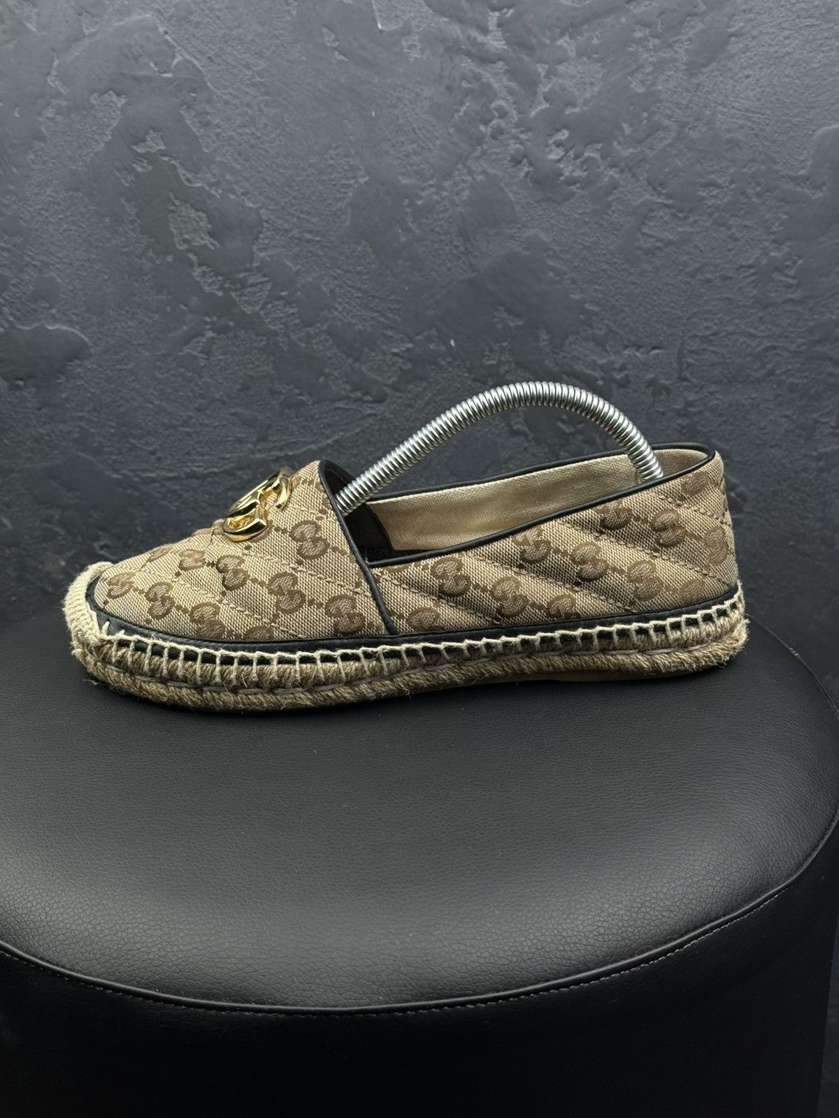 Gucci Gucci GG Supreme Canvas Monogram Espadrille Flats Slip Ons Size US 6 / IT 36 - 3 Thumbnail