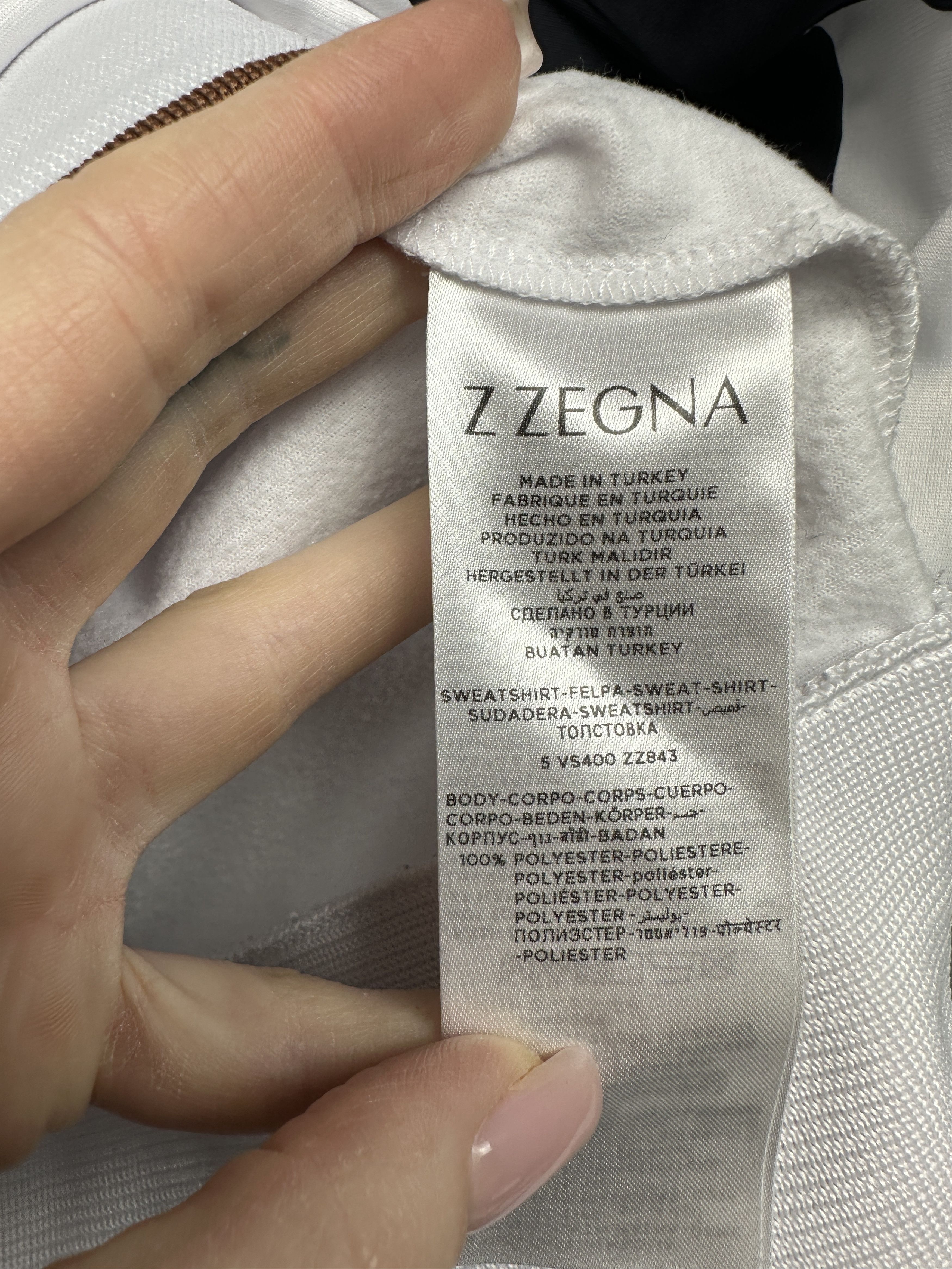Z Zegna Z Zegna Mens Colorblock Sweatshirt Size US S / EU 44-46 / 1 - 6 Thumbnail