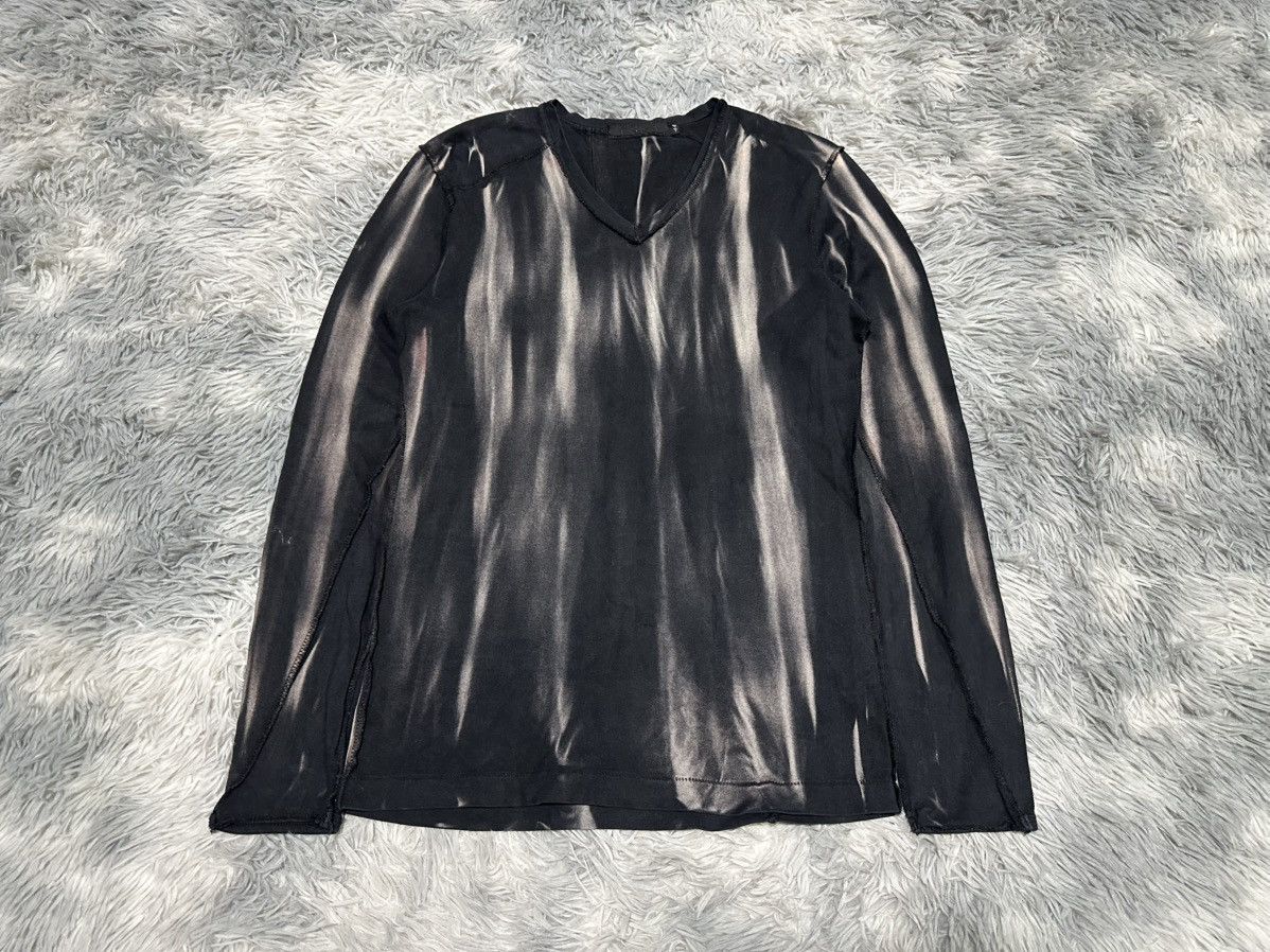 GOSTAR DE FUGA 🔥Y2K Archived Fuga Acid Dyed Raw Stitch Ls Shirt Goth Punk Size US S / EU 44-46 / 1 - 1 Thumbnail