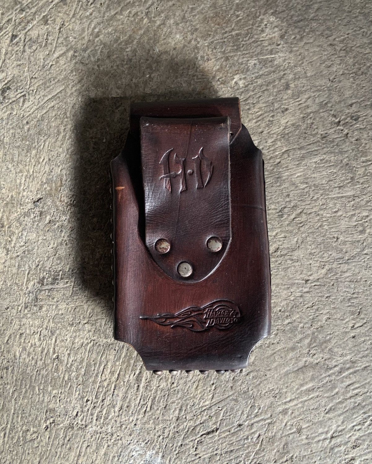 Harley Davidson × Vintage Rare Vintage Harley Davidson Leather For Belt Wallets Size US XS / EU 42 / 0 - 3 Thumbnail