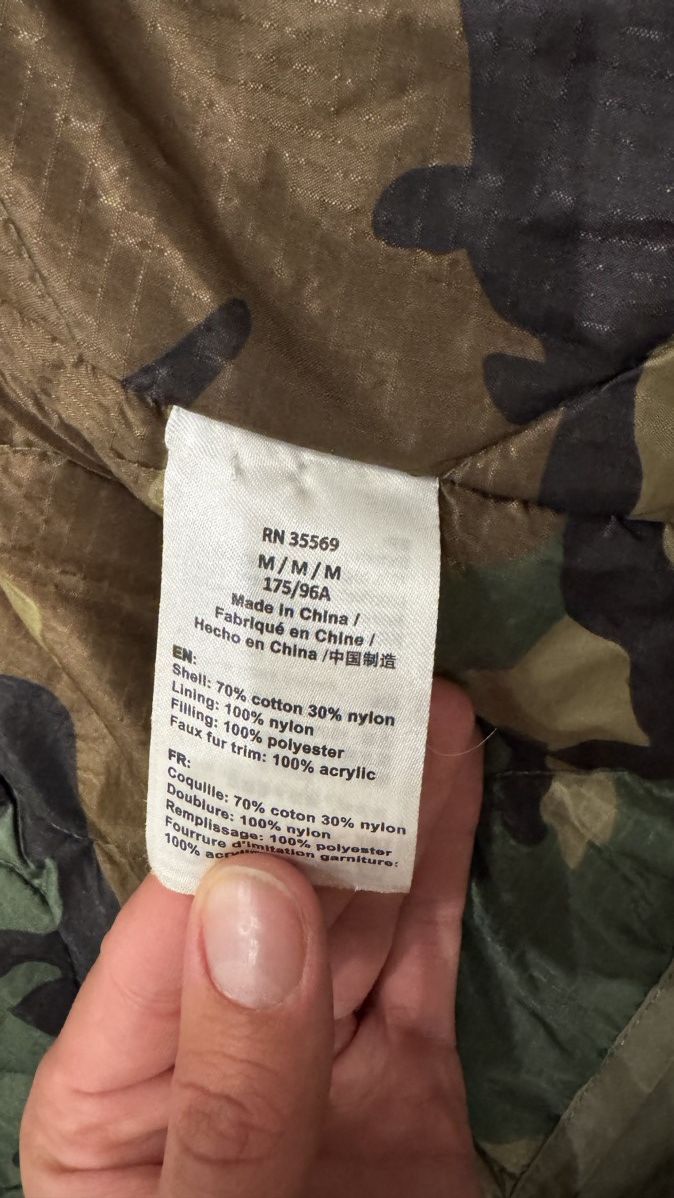 Alpha Industries Alpha Industries Olive Green Fishtail Park Size M Size US M / EU 48-50 / 2 - 4 Thumbnail