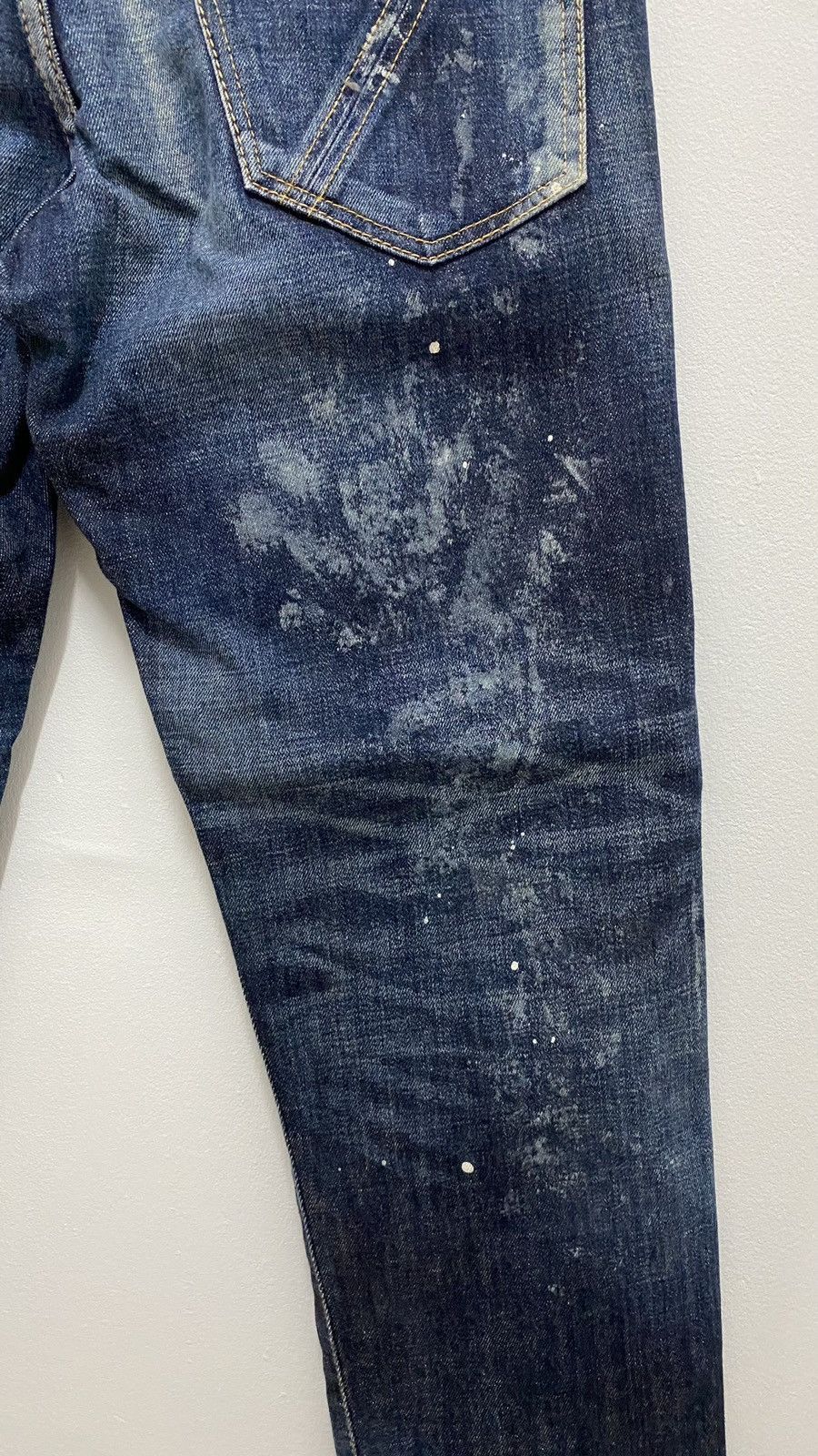 Vanquish Vanquish Distressed Denim Splatter Jeans Pants Size US 32 / EU 48 - 18 Thumbnail
