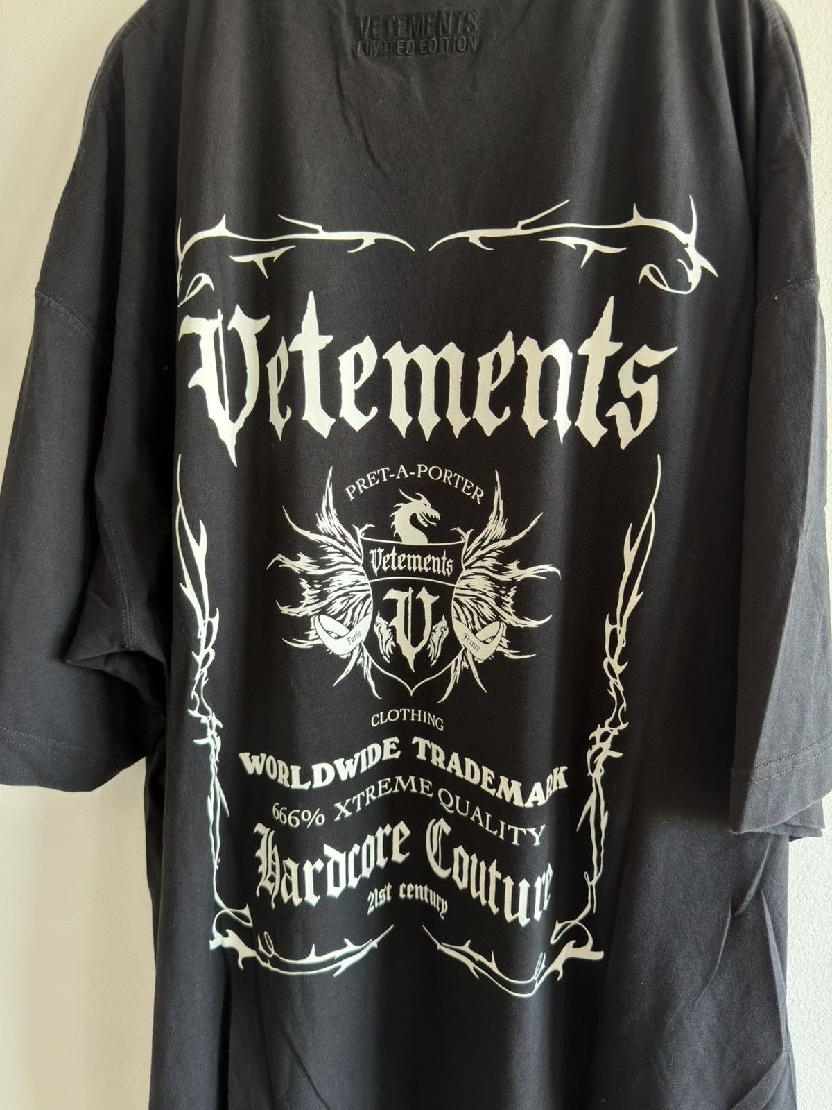 Vetements VETEMENTS Pret-A-Porter Hardcore Couture T-shirt gvasalia Size US S / EU 44-46 / 1 - 2 Thumbnail