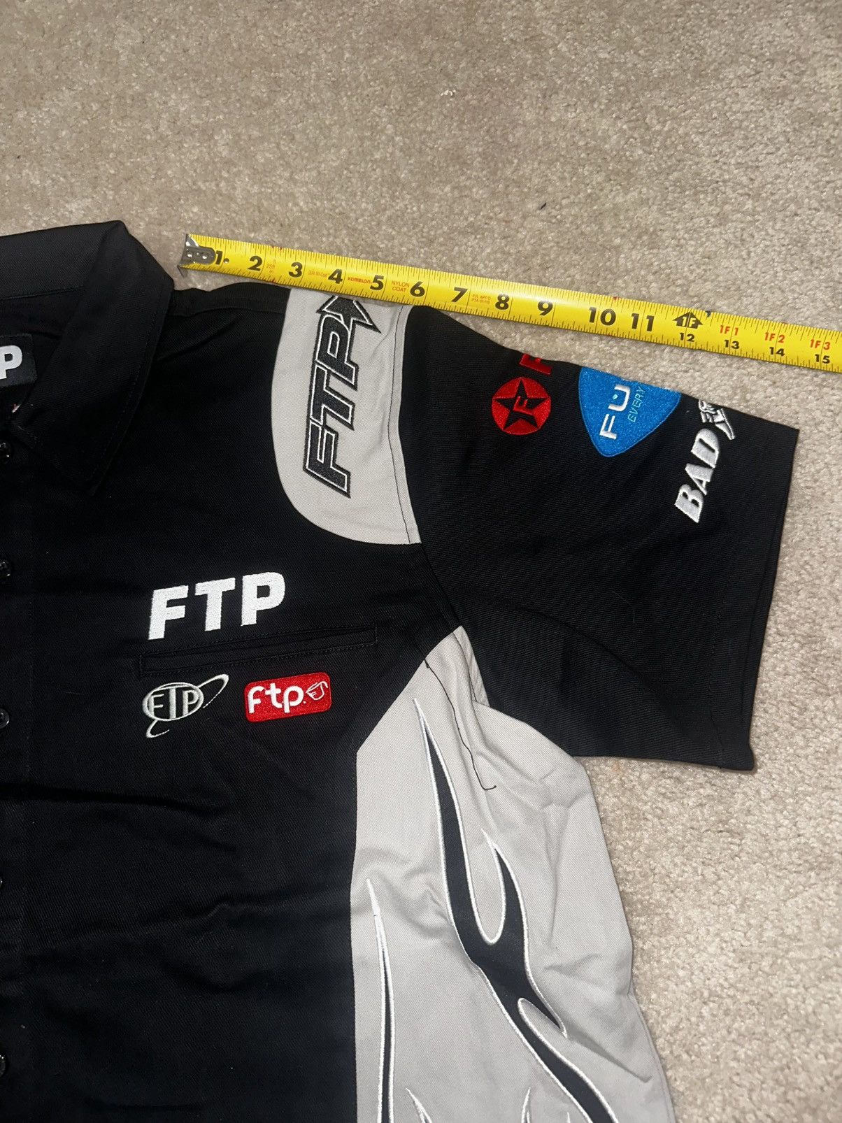 Fuck The Population Fuck The Population FTP Raceway Button Up Shirt Size US XL / EU 56 / 4 - 7 Thumbnail