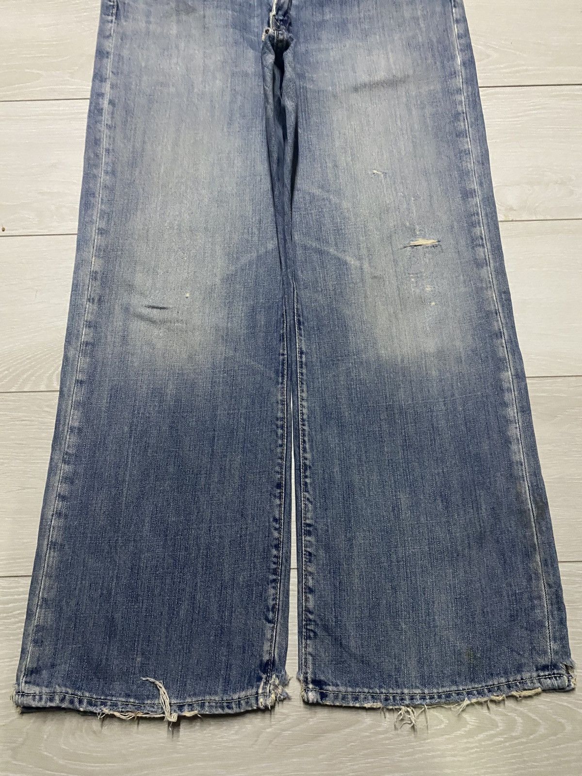 Abercrombie & Fitch Vintage Ambercrombie & Fitch 00257 Baggy Wide Leg Jeans Size US 35 - 5 Thumbnail