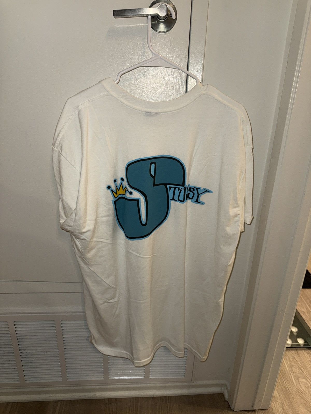 Stussy Stüssy Crown S Logo Tee White XL Size US XL / EU 56 / 4 - 2 Thumbnail