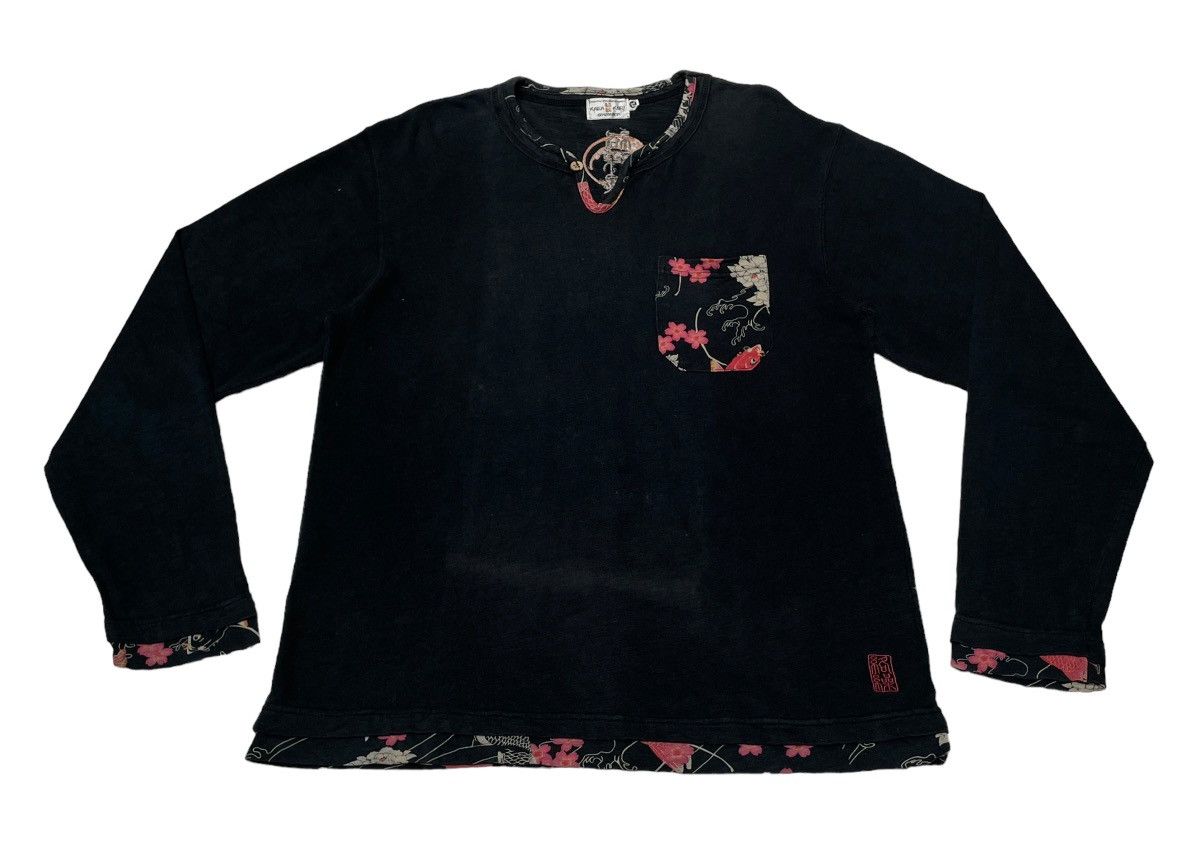 image of Sukajan T Shirts x Vintage Kara Kuri Sukajan T-Shirt 1990S in Black, Men's (Size XL)