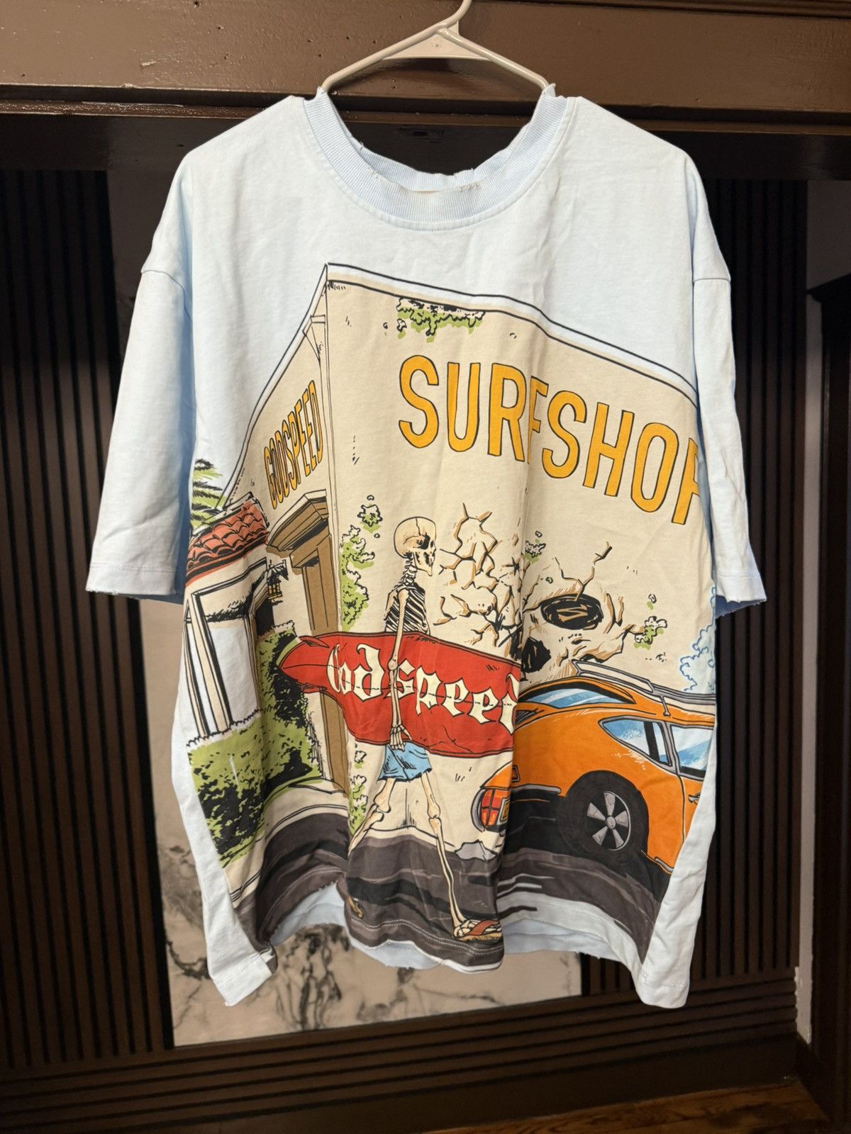 Godspeed Surf Shop Tee Blue XL