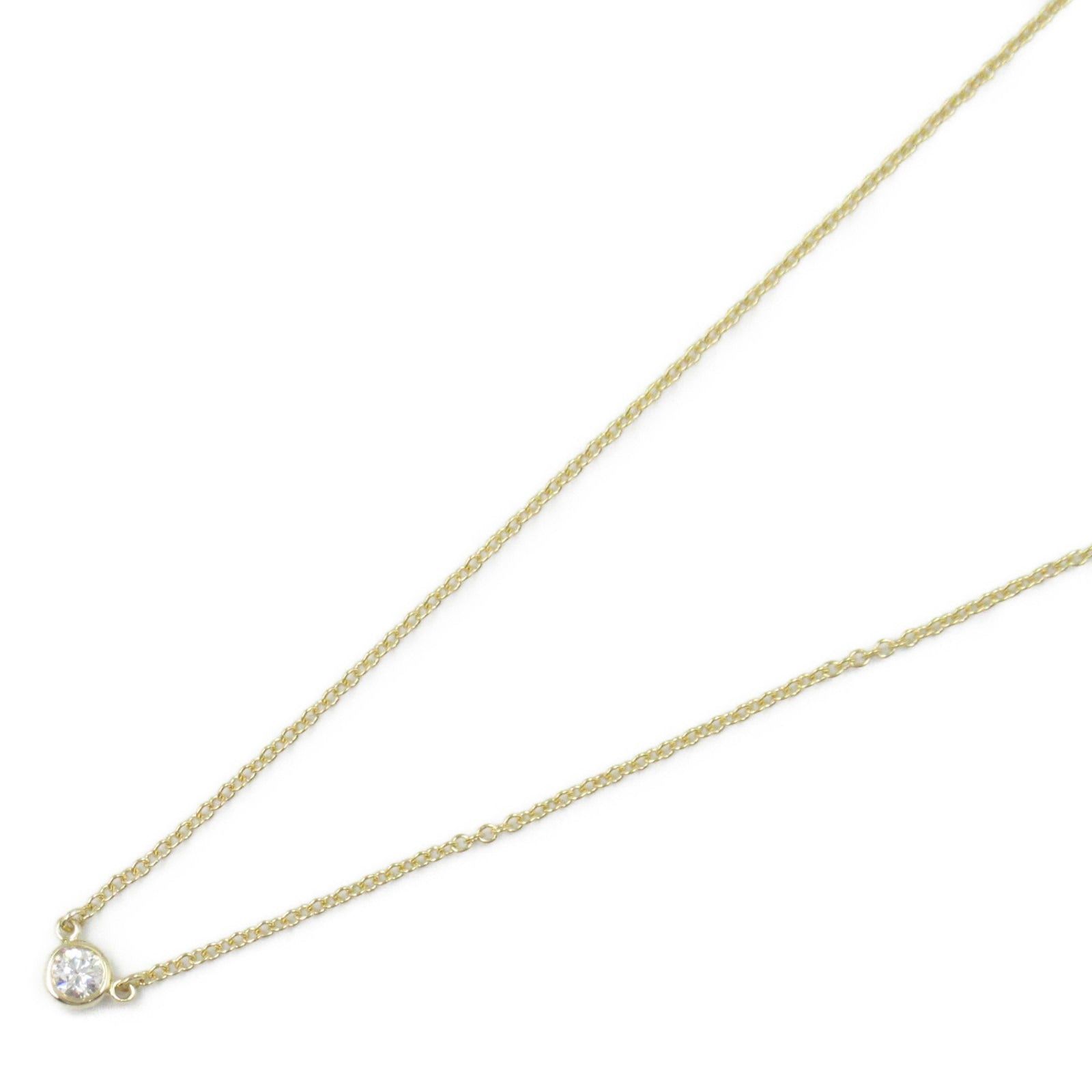 Tiffany & Co. Tiffany Co By-The-Yard Diamond Necklace K18 (Yellow Gold) Clear Size ONE SIZE - 1 Thumbnail