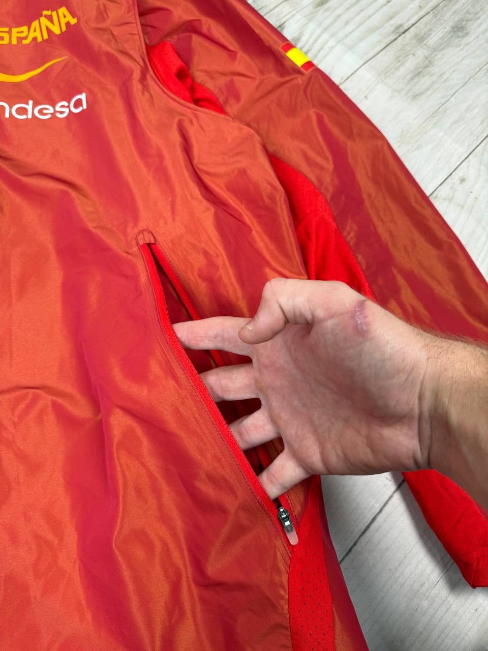 Nike Nike Spain Basketball Team 2014 2015 Jacket Windbreaker Size US XXL / EU 58 / 5 - 8 Thumbnail