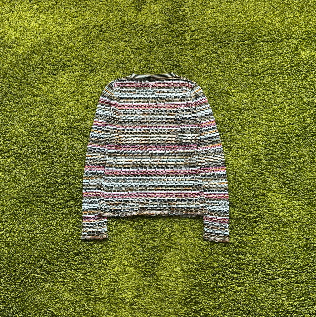 Designer × Missoni Missoni avant garde coloured cardigan sweater Size M / US 6-8 / IT 42-44 - 2 Thumbnail