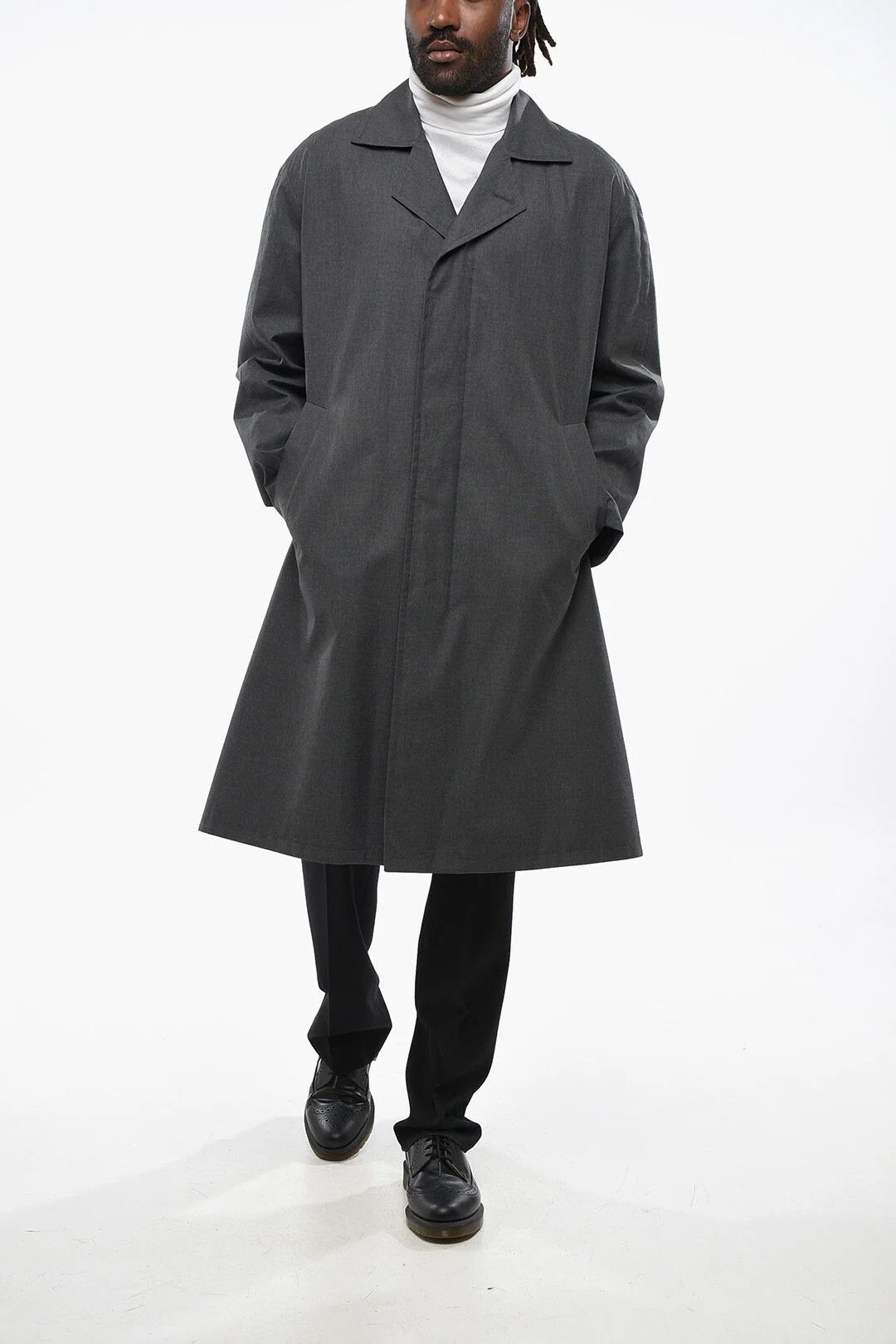Dior og1mm0326 Cotton And Silk Coat in Grey Size US M / EU 48-50 / 2 - 4 Thumbnail