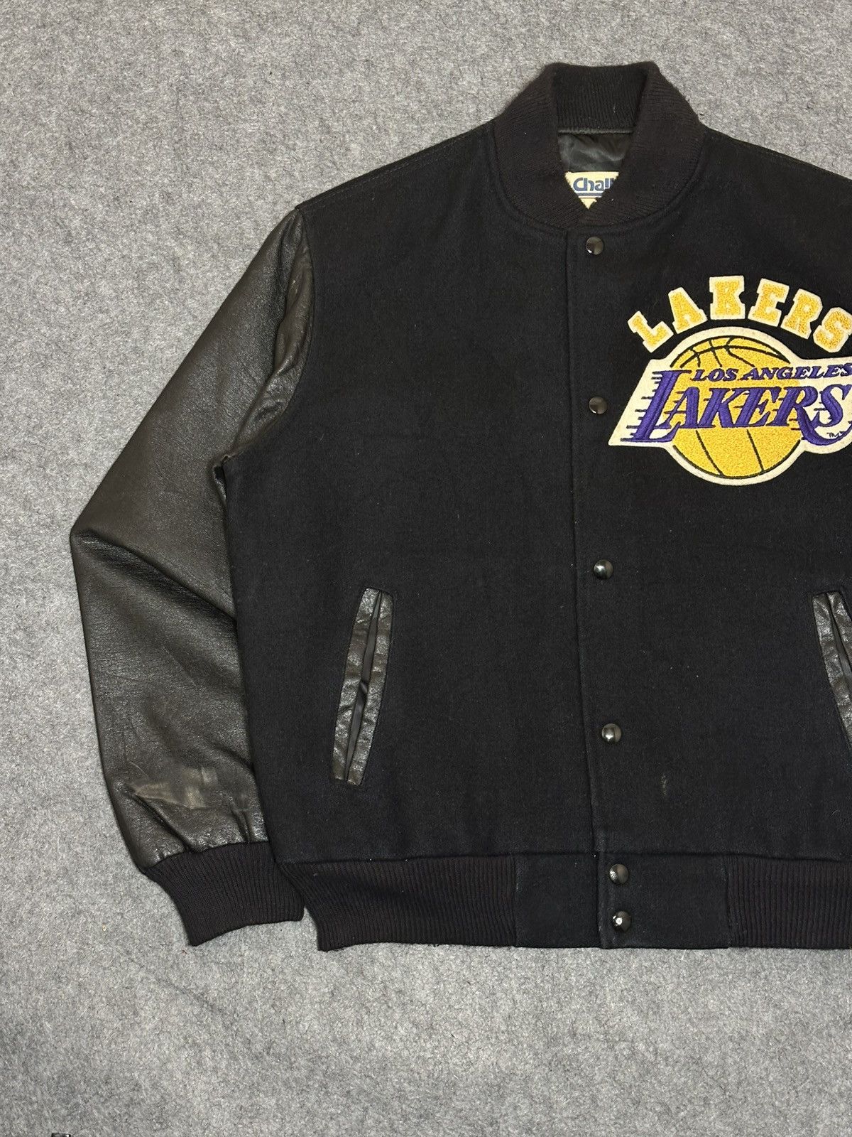 Chalk Line Los Angeles Lakers Black Varsity Jacket. Size US M / EU 48-50 / 2 - 5 Thumbnail