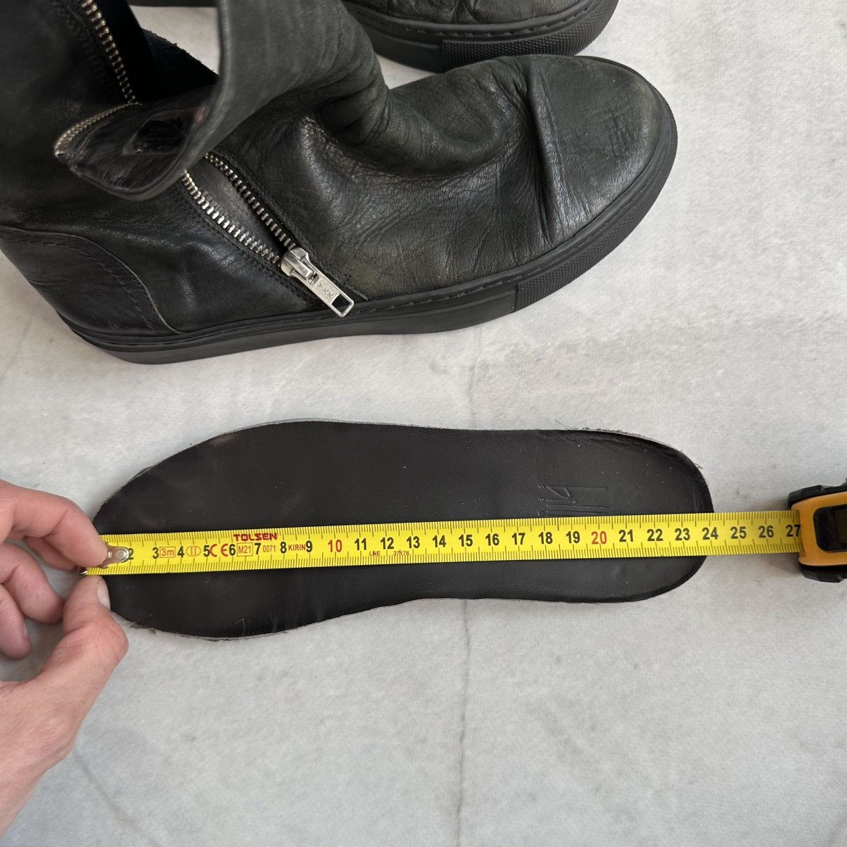 Dirk Bikkembergs Gothic Zipper Sneakers Inspired Guidi Cinzia Araia Vibe Size US 7 / IT 37 - 15 Thumbnail