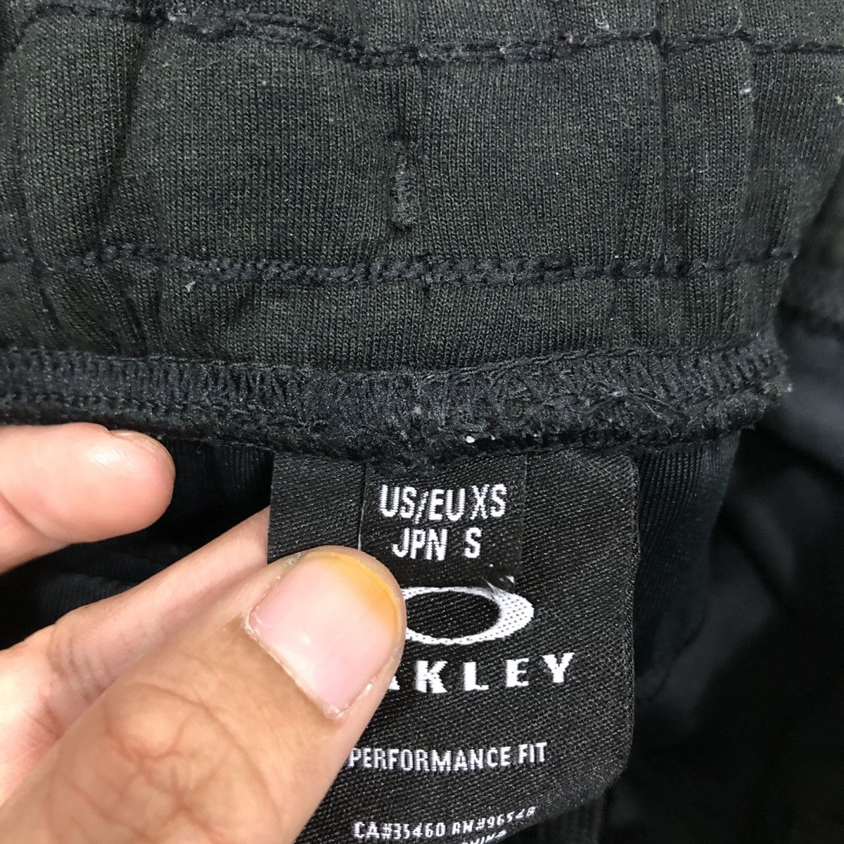 📌Rich Black Sweat Pants Oakley Small Pony