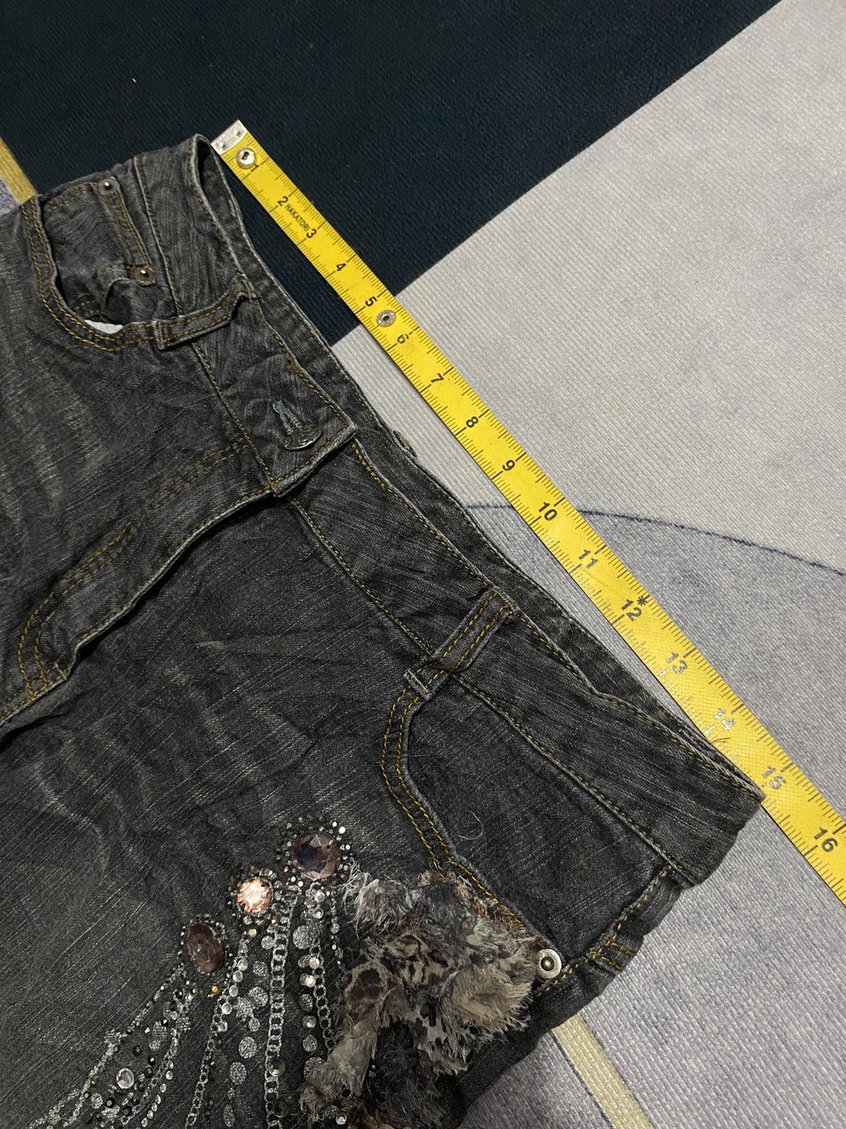 14th Addiction × Hysteric Glamour × If Six Was Nine IFSIXWASNINE STYLE DENIM PANTS Size US 30 / EU 46 - 13 Thumbnail