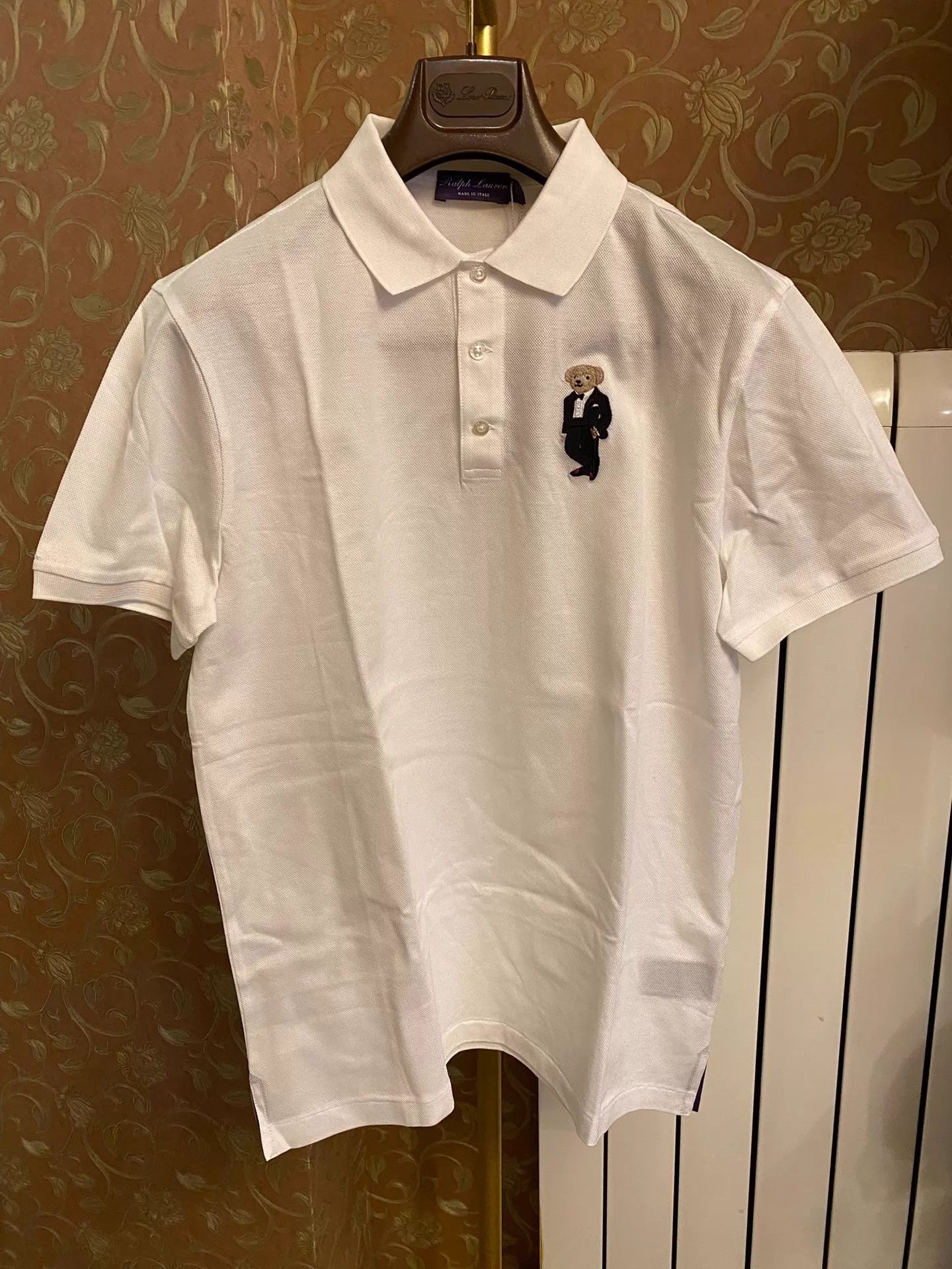Polo Ralph Lauren RL PL Italian Polo Bear Suit White Cotton Polo XL Size US XL / EU 56 / 4 - 1 Thumbnail