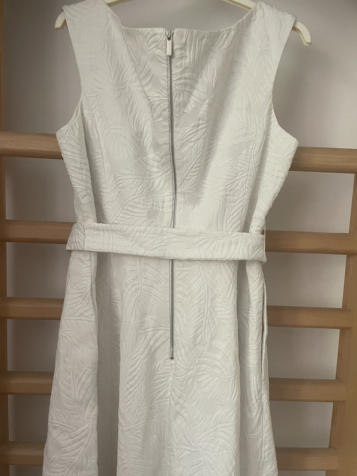 Karen Millen White taffeta dress, size 16( UK), Karen Millen, the new Size M / US 6-8 / IT 42-44 - 6 Thumbnail