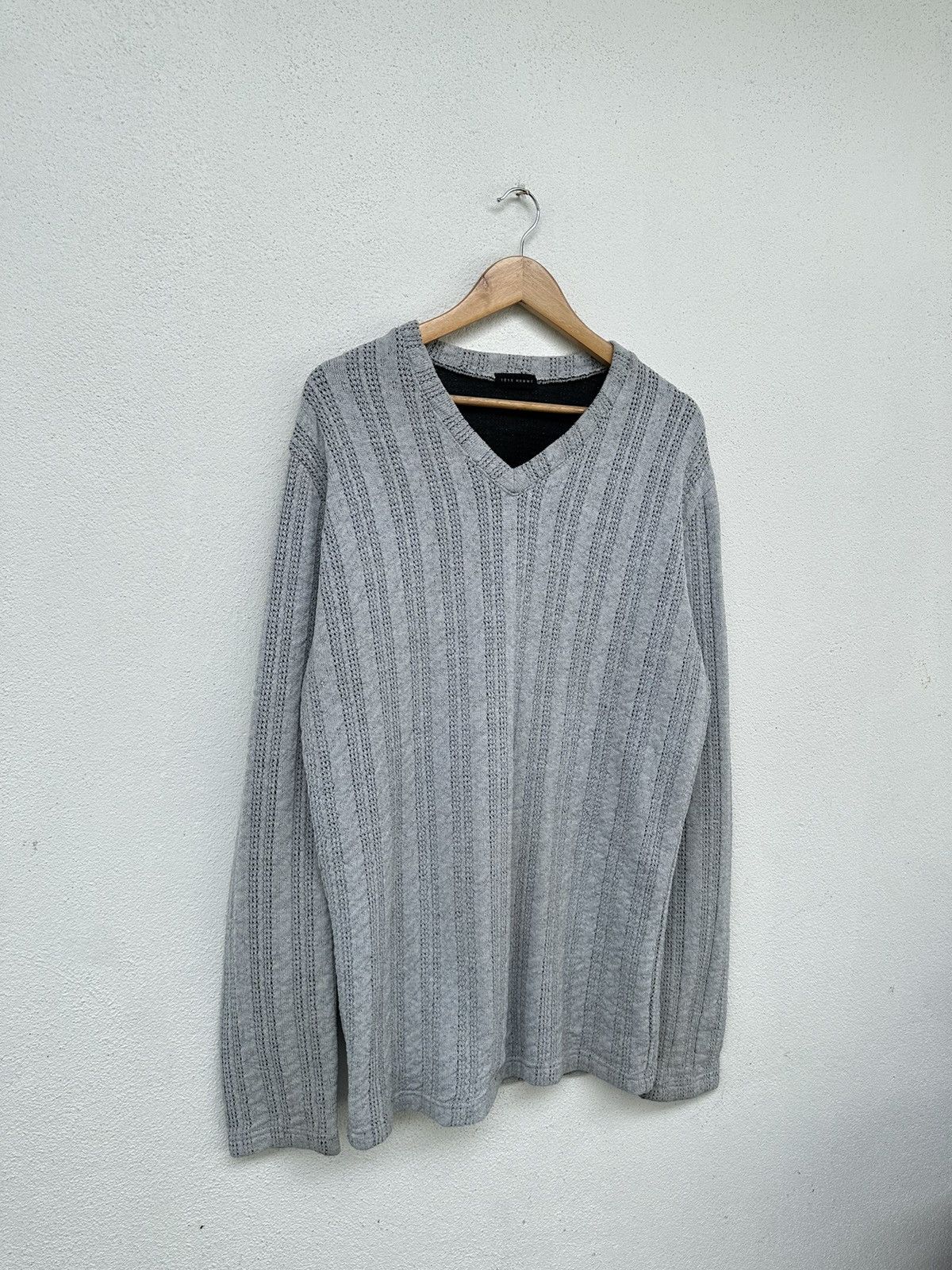 Issey Miyake × Japanese Brand × Tete Homme Tete Homme Knitwear Size US L / EU 52-54 / 3 - 3 Thumbnail