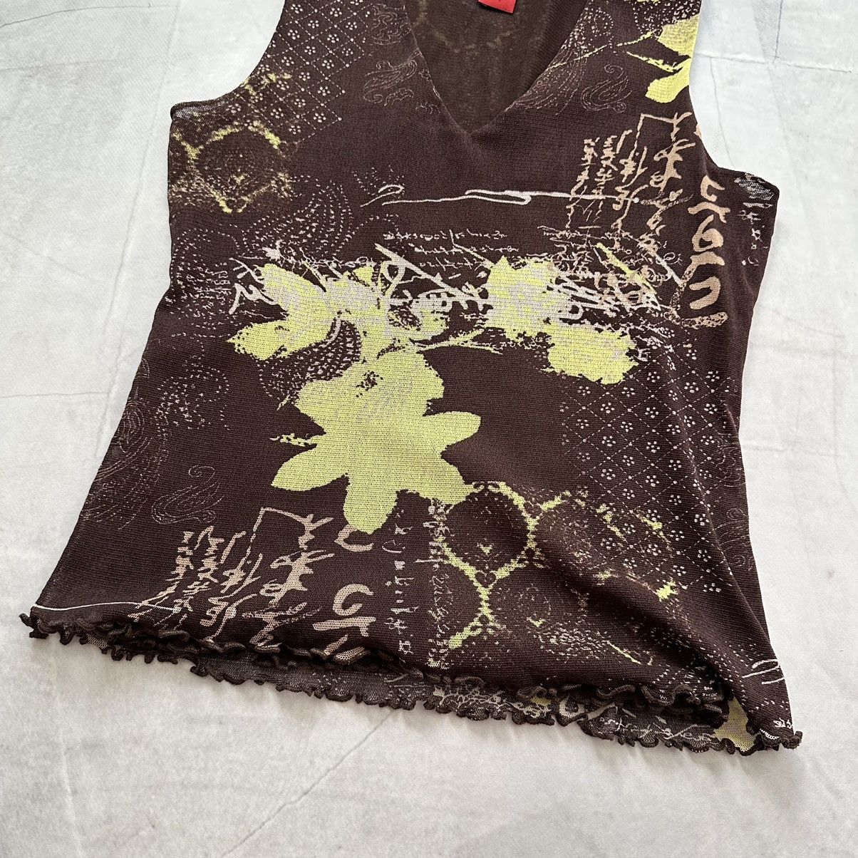 Hysteric Glamour × Undercover Y2K Mesh Top Vintage Hysteric Glamour Vibe Ed Hardy Style Size M / US 6-8 / IT 42-44 - 3 Thumbnail