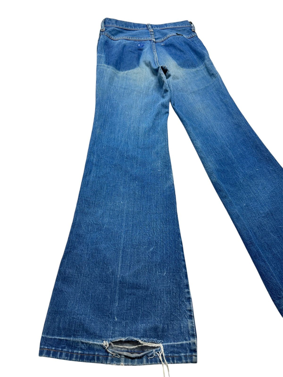 Vintage Vintage 1970’s Women’s Wrangler WFL - 101 Bell Bottom Jeans Size 28" / US 6 / IT 42 - 8 Thumbnail