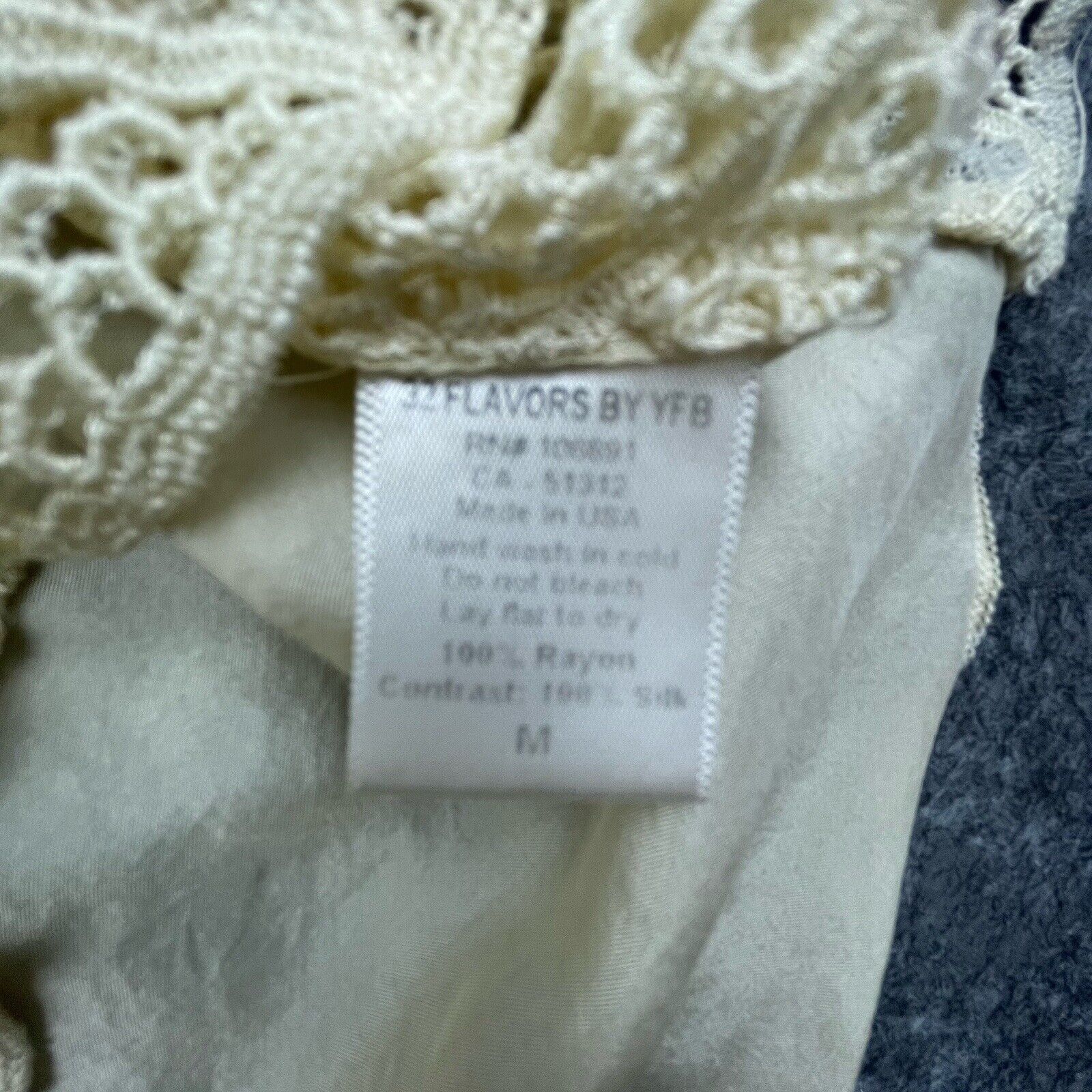 Young Fabulous & Broke Young Fabulous & Broke Top Womens Med Ivory Crochet Cottage Size M / US 6-8 / IT 42-44 - 8 Thumbnail
