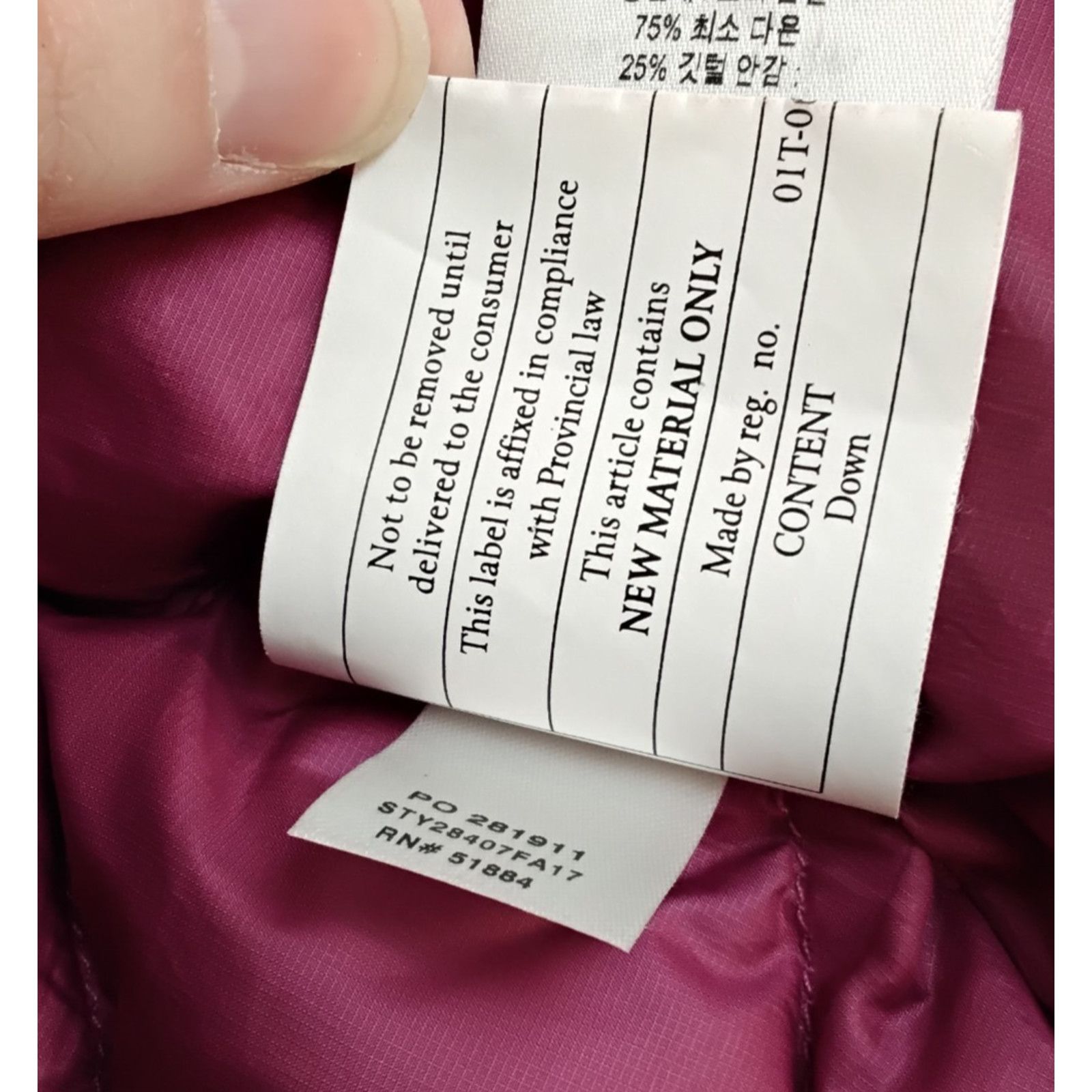 Patagonia Patagonia Down Puffer Jacket Women's S Pink Full Zip Size S / US 4 / IT 40 - 12 Thumbnail