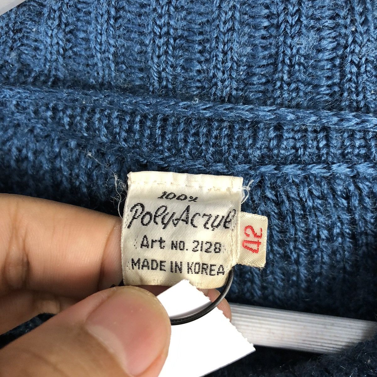 Homespun Knitwear × Japanese Brand Poly Achul Blue Knitwear #A2407 Size M / US 6-8 / IT 42-44 - 10 Thumbnail