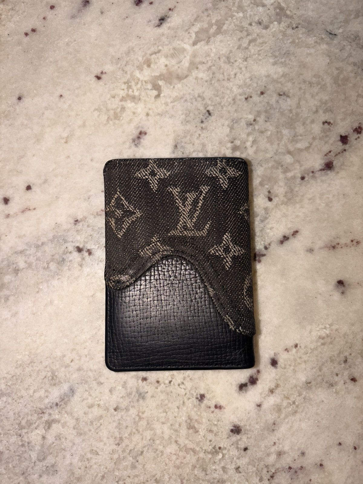 Louis Vuitton × Nigo Louis Vuitton x Nigo Black Denim wallet Size ONE SIZE - 3 Thumbnail