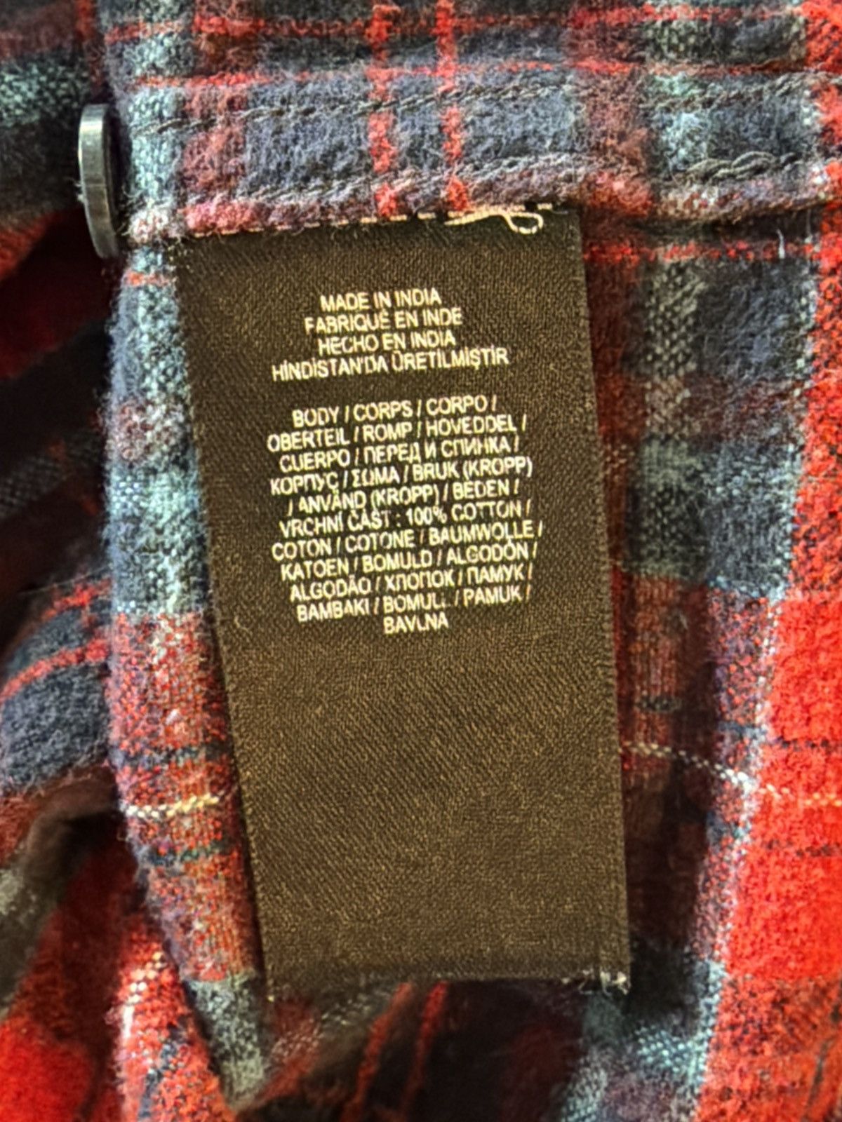RRL Ralph Lauren RRL Plaid Flannel Club Shirt Size US L / EU 52-54 / 3 - 4 Thumbnail