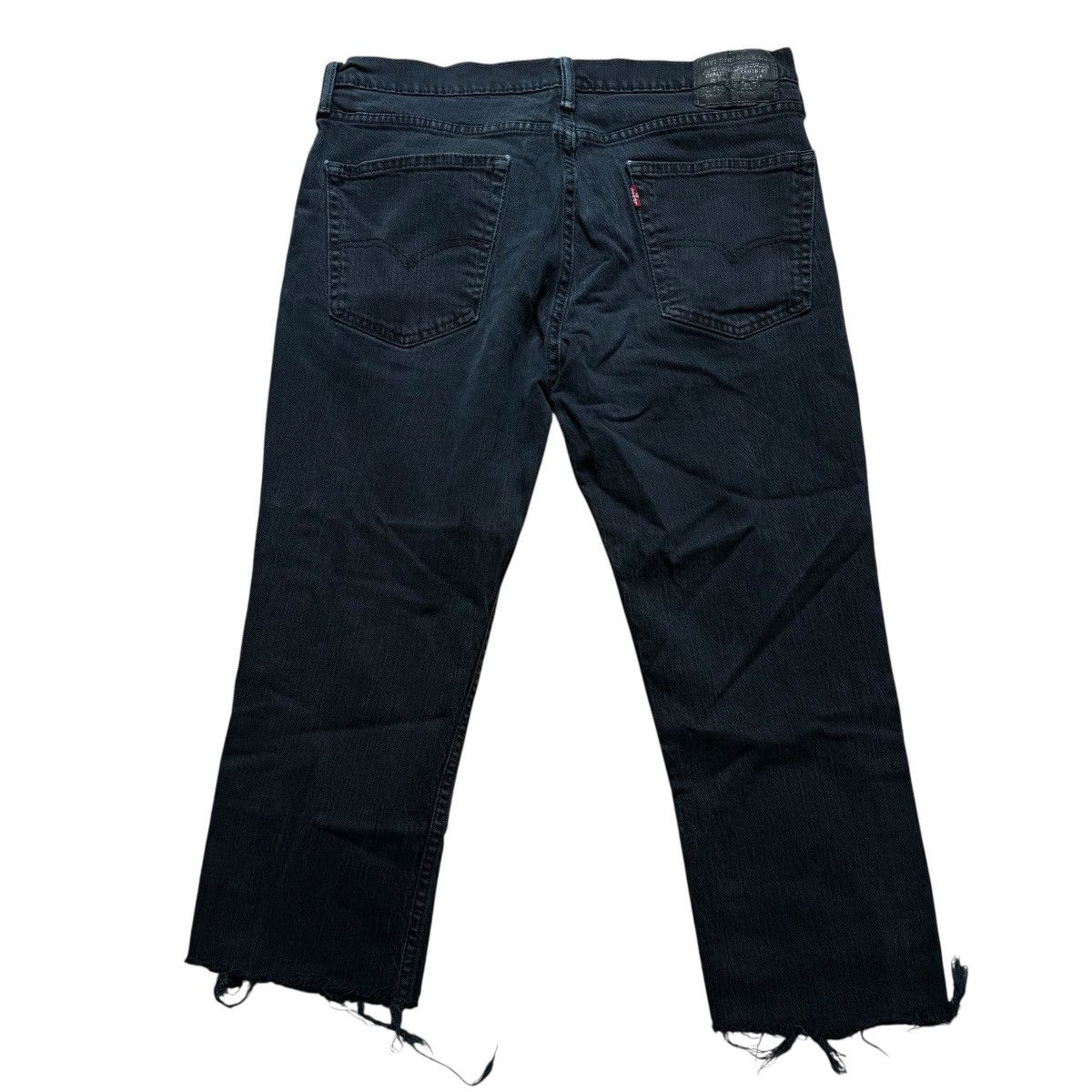 Levi's y2k levi’s cropped black jeans Size US 34 / EU 50 - 2 Thumbnail