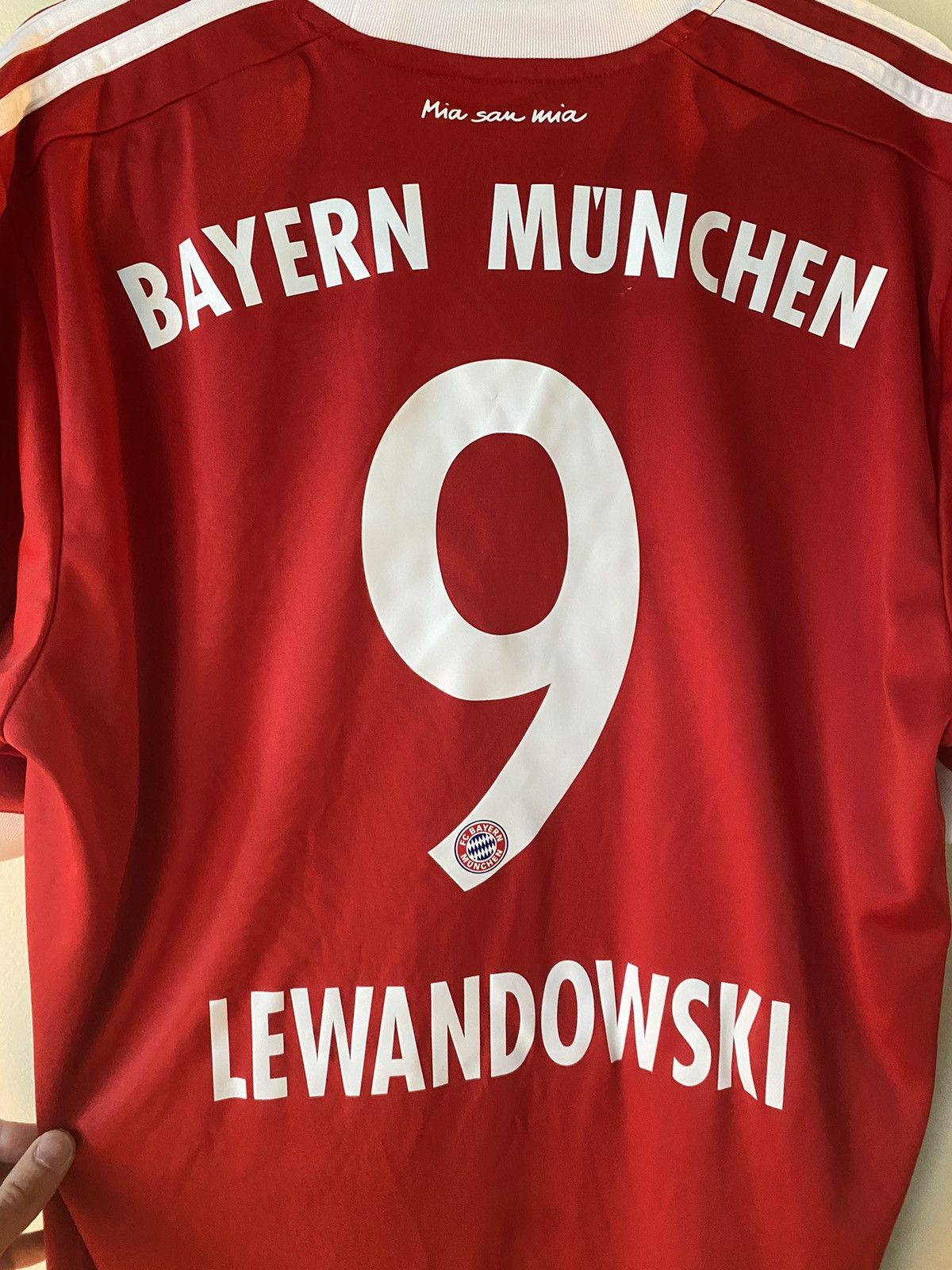 Adidas Robert Lewandowski Bayern Munich 2017 Size US L / EU 52-54 / 3 - 6 Thumbnail