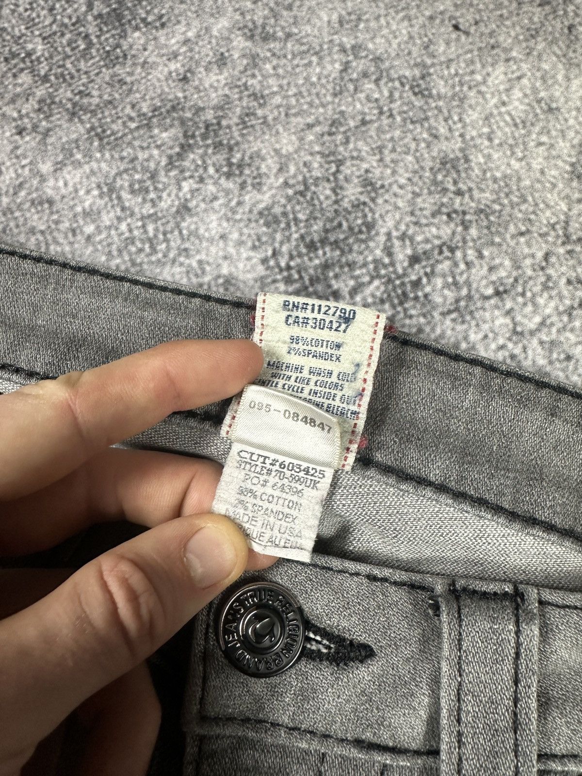 True Religion Y2K vintage true religion Julie jeans denim Streetwear Alt Size 29" - 7 Thumbnail