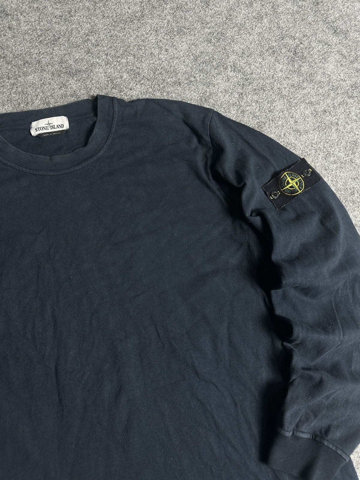 Stone Island Stone Island Navy Compass Badge Long Sleeve Sweatshirt. Size US L / EU 52-54 / 3 - 2 Thumbnail