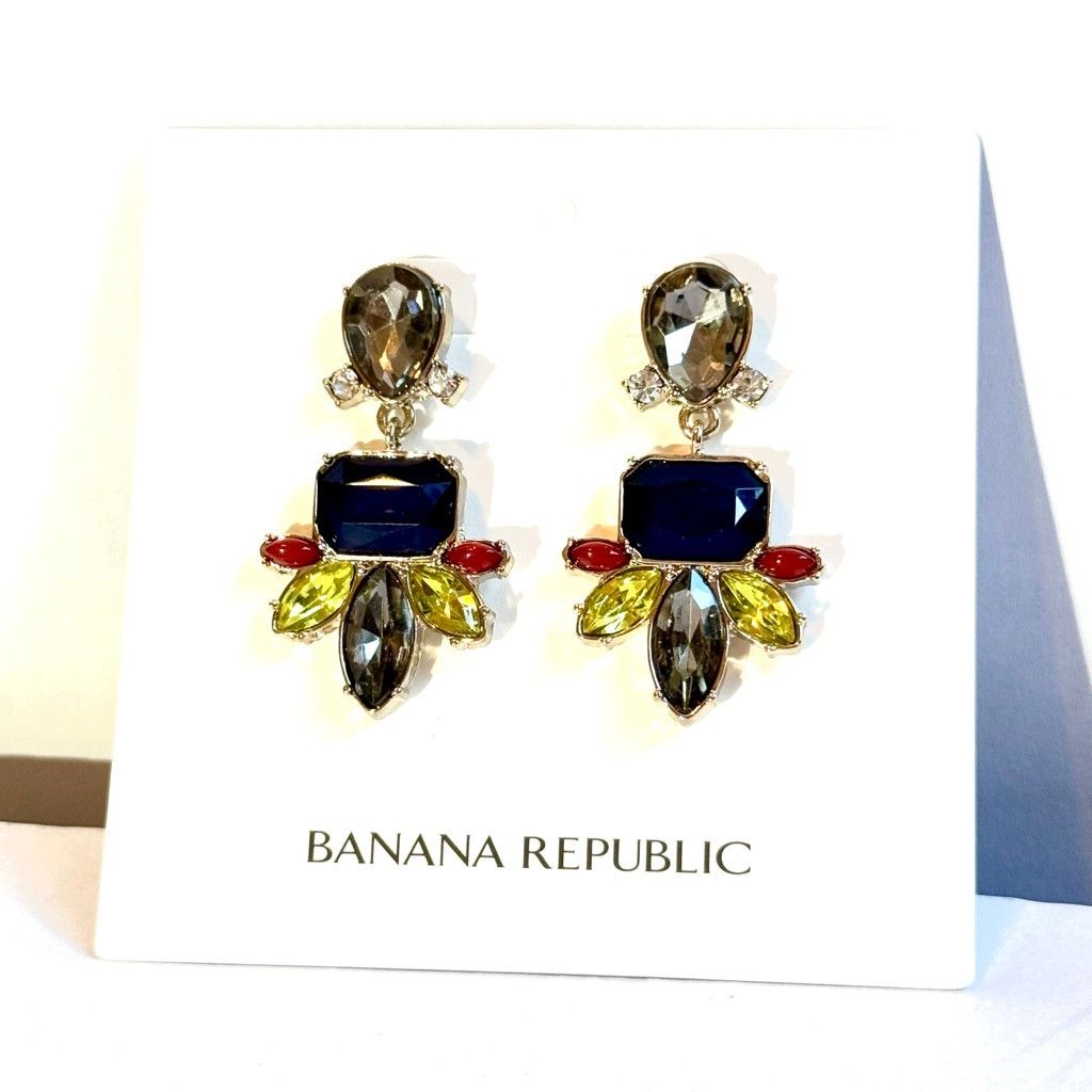 Banana Republic BANANA REPUBLIC Regalia Jewel Drop Earrings | NWT Size ONE SIZE - 1 Thumbnail